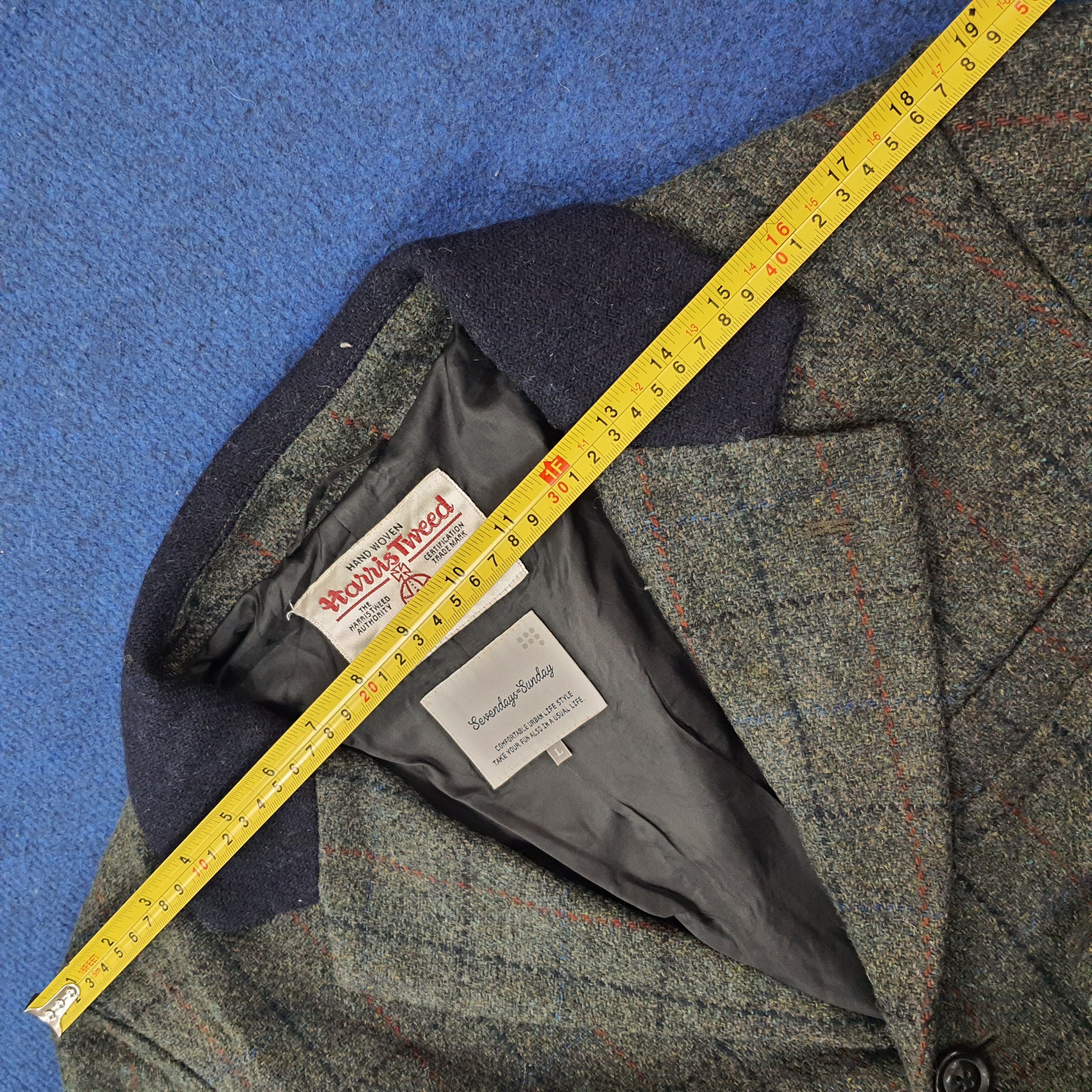 Harris Tweed Vintage Harris Tweed Seven days Sunday Jacket C254N6 Size US M / EU 48-50 / 2 - 10 Thumbnail