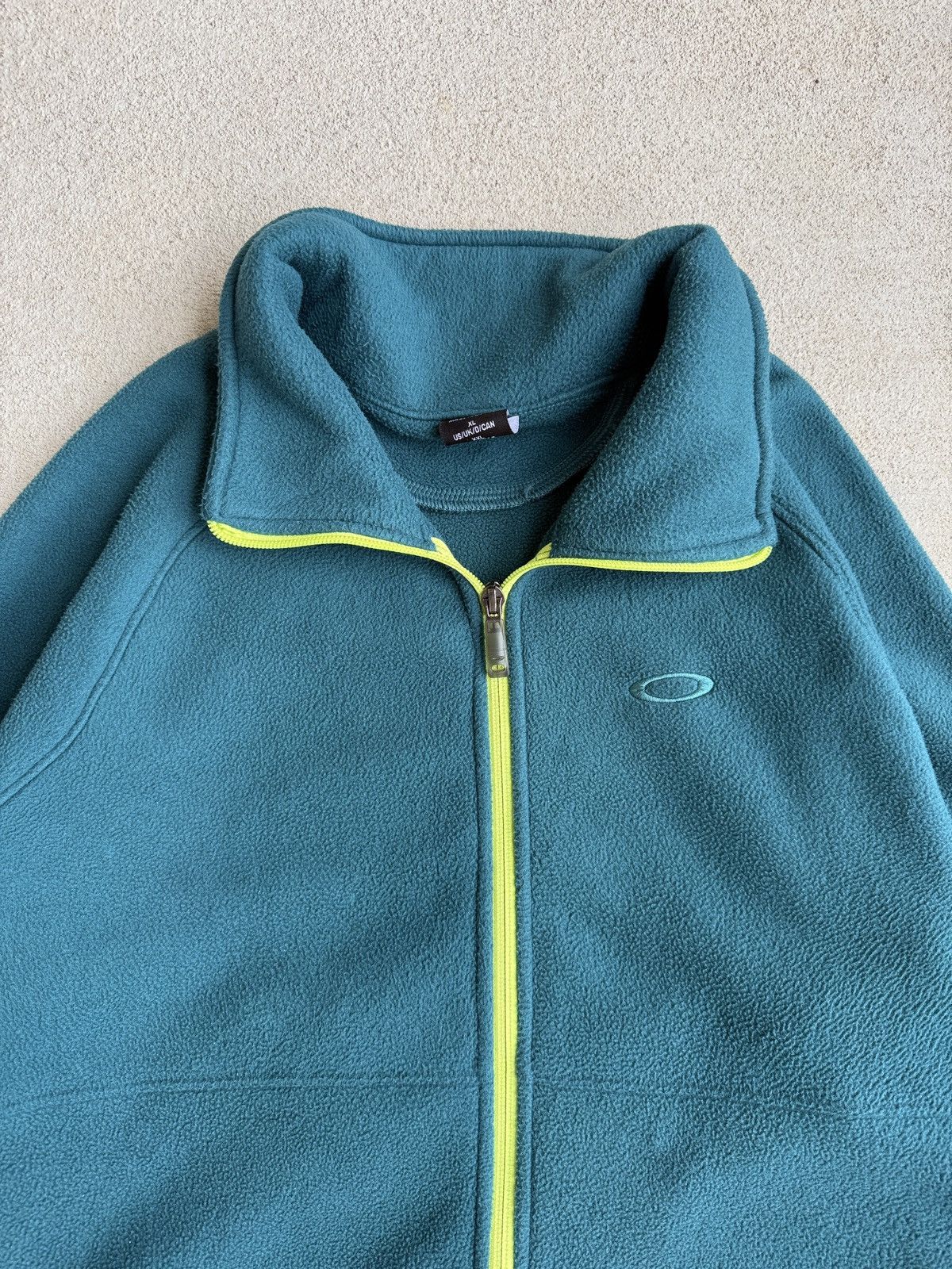 Vintage Vintage Oakley Fleece Zip Up Size US XL / EU 56 / 4 - 3 Thumbnail