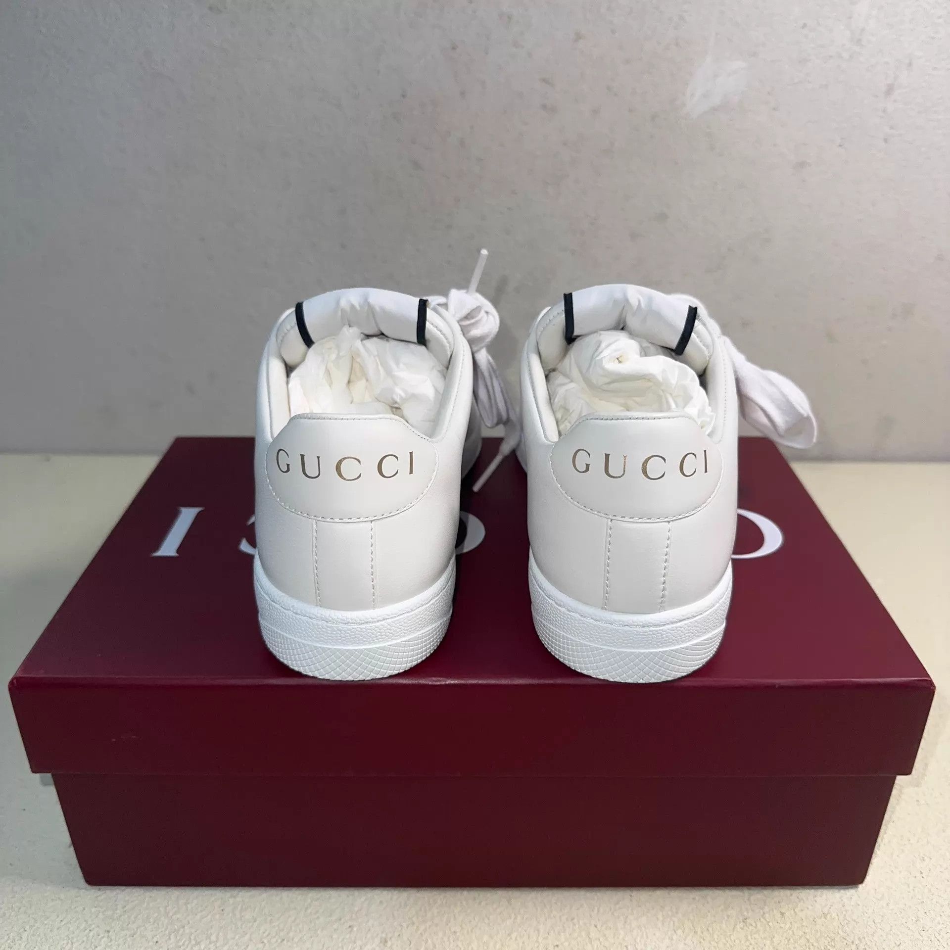 Gucci GUCCI Screener White Low Top Unisex Sneakers 36.5 Size US 6 / IT 36 - 3 Thumbnail