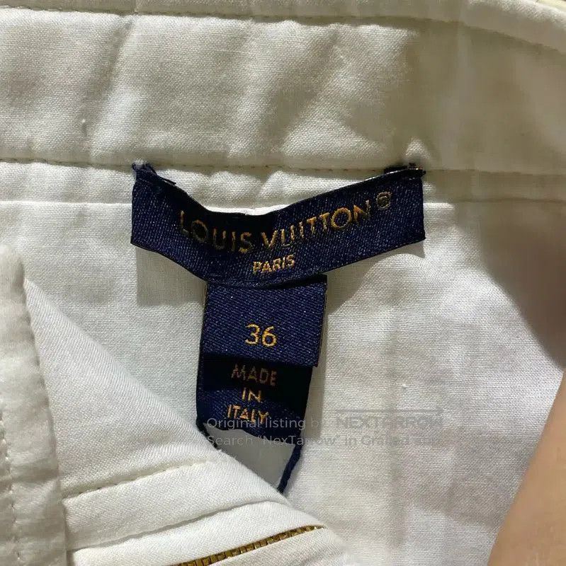 Louis Vuitton Louis Vuitton Beige Cotton Mini Skirt . Size 23" - 5 Thumbnail