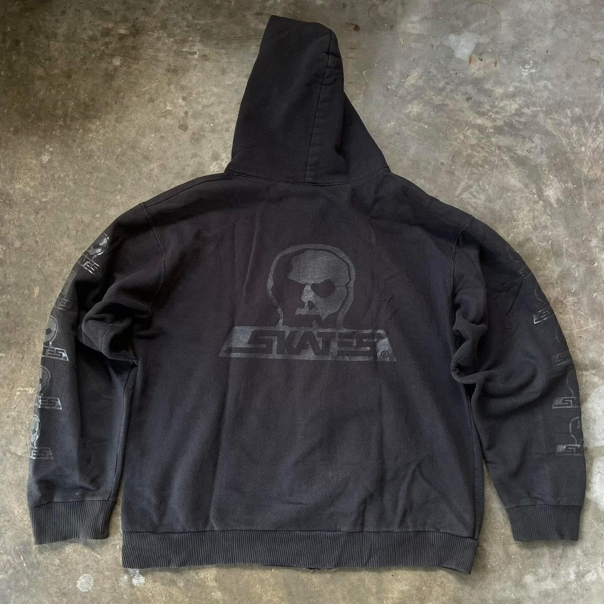 Vintage Vintage Skull skates hoodie Size US S / EU 44-46 / 1 - 1 Thumbnail