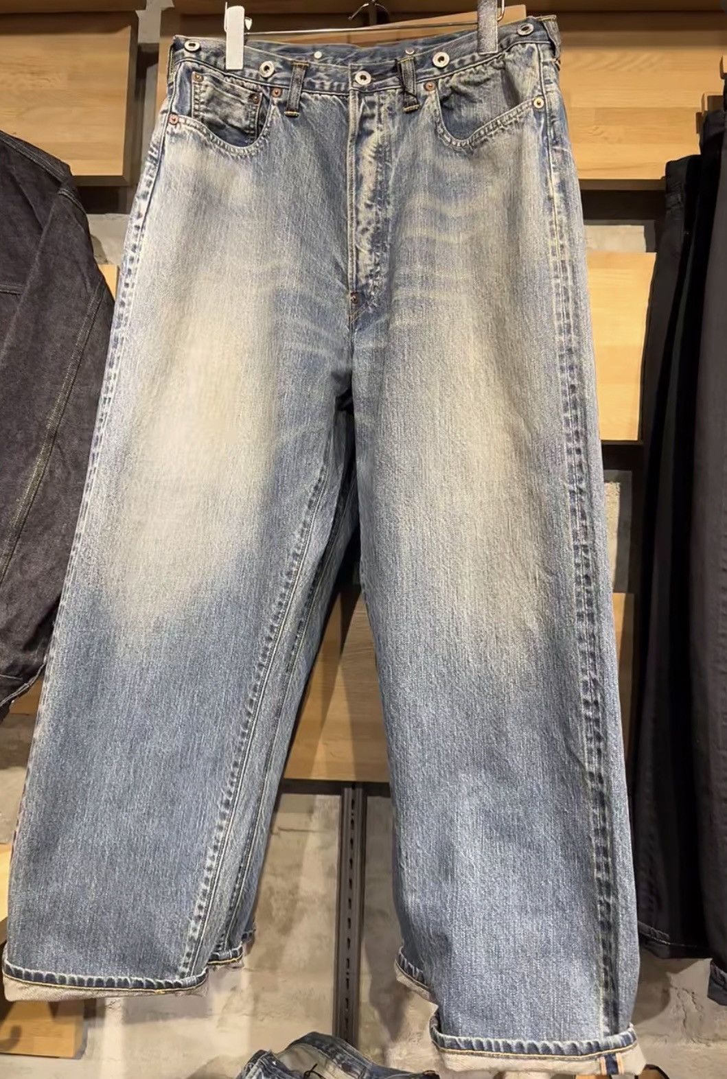 A.PRESSE A.Presse 25SS No.22 Washed Wide Denim Jeans W36L32 | Grailed