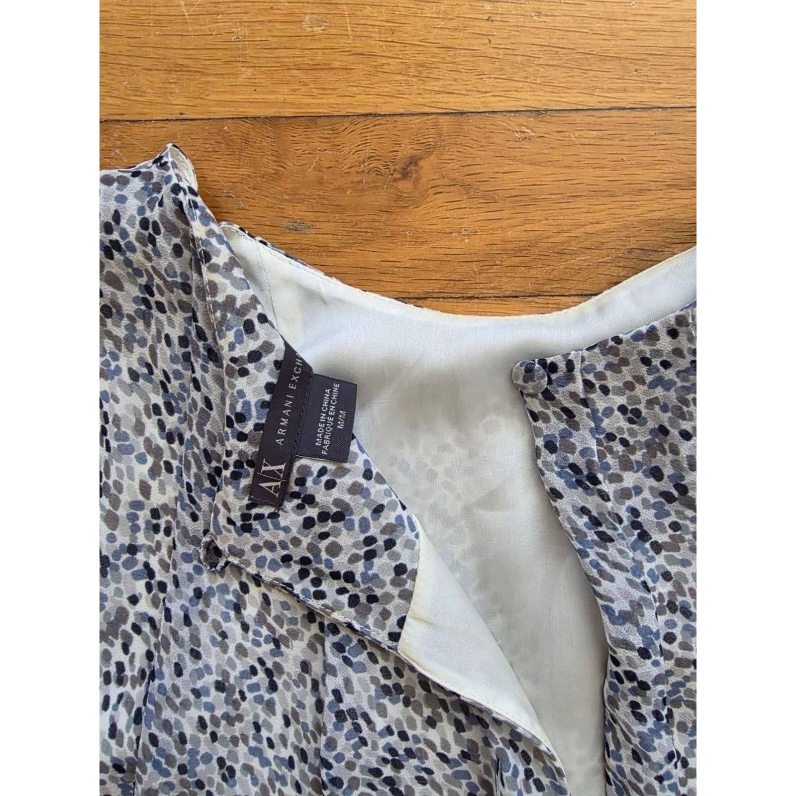 Armani Exchange Armani Exchange Polka Dot Mini Dress Medium A001303 Size M / US 6-8 / IT 42-44 - 4 Thumbnail