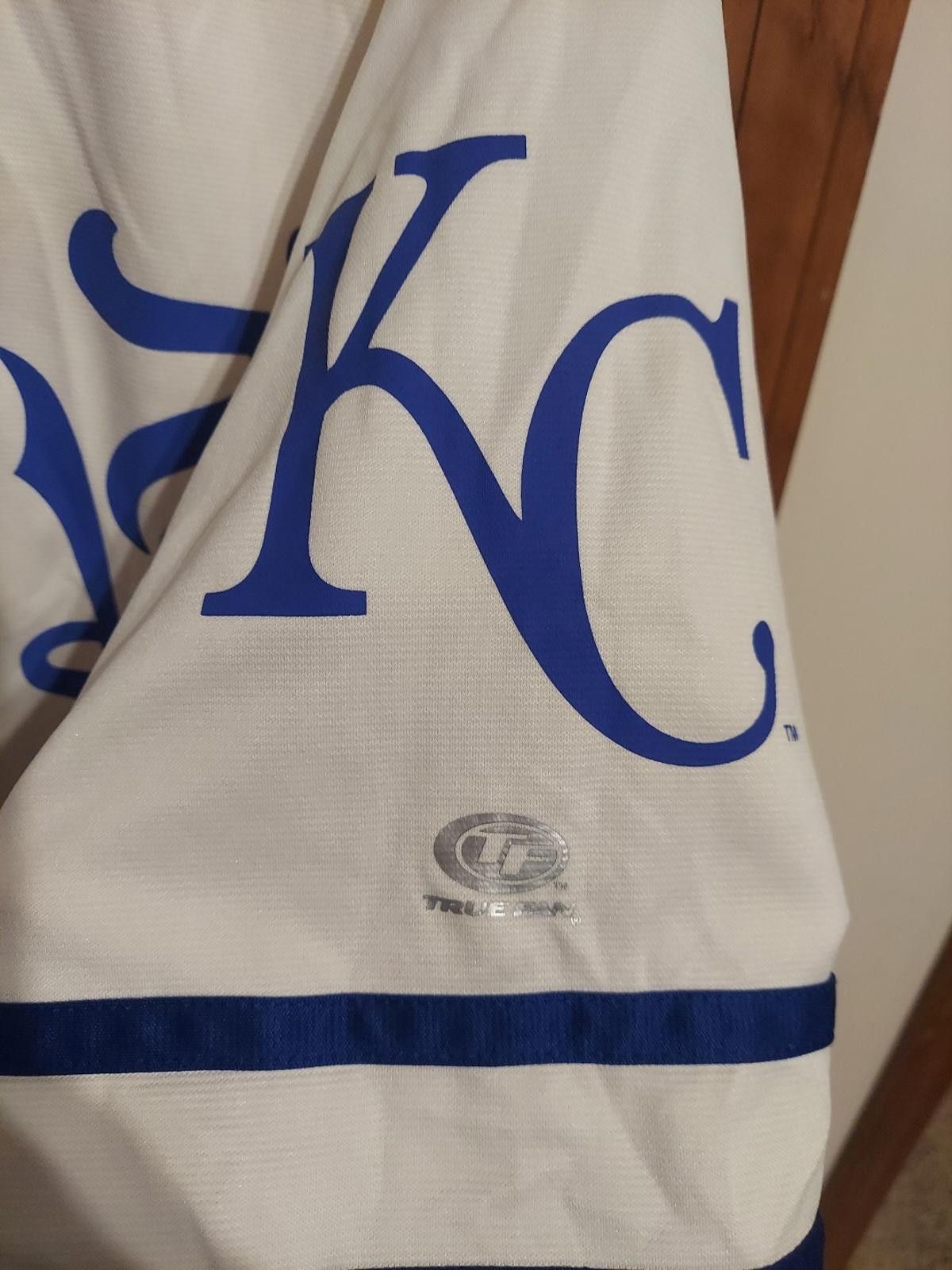 Other White & Blue Kansas City Royals MLB Jersey - True Fan Style Size ONE SIZE - 7 Thumbnail