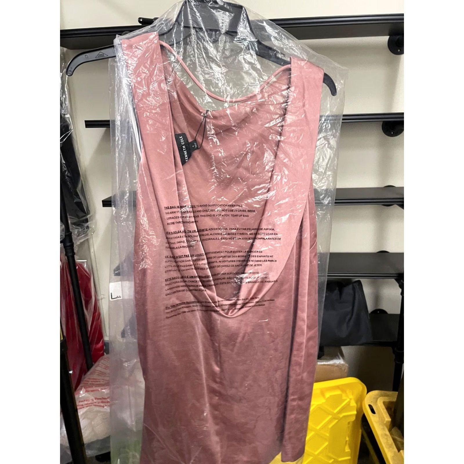 Kenneth Cole Kenneth Cole Shift Dress Rose 4 Size S / US 4 / IT 40 - 4 Thumbnail