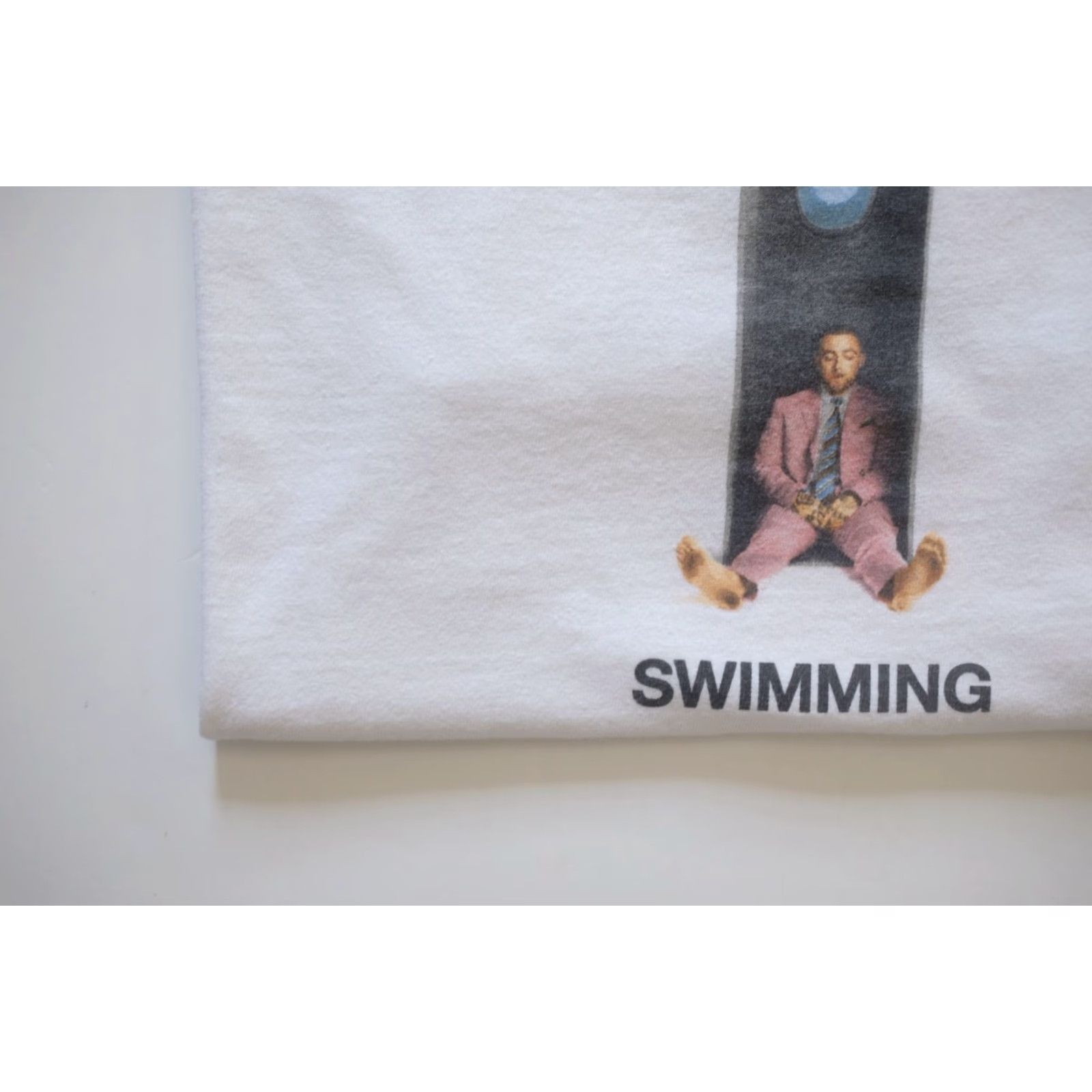 Vintage MAC MILLER SWIMMING TEE MUSIC TOUR WHITE T SHIRT MEN S SZ S 2010s 2018 T-Shirt Size US S / EU 44-46 / 1 - 5 Thumbnail