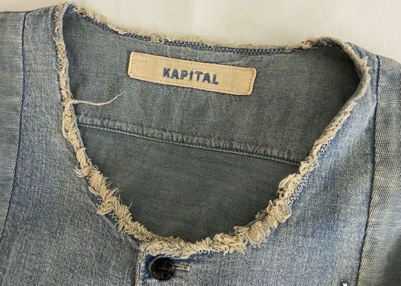 Kapital Kapital Wool collar multi-colored buttons cotton long slee Size US M / EU 48-50 / 2 - 6 Thumbnail