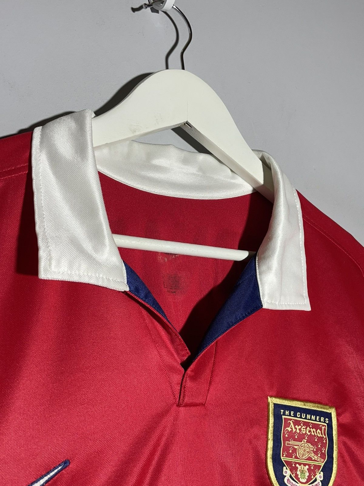 Nike × Vintage Arsenal FC Nike 1998/99 Vintage Y2k Blokecore Football Shirt Size US XL / EU 56 / 4 - 6 Thumbnail