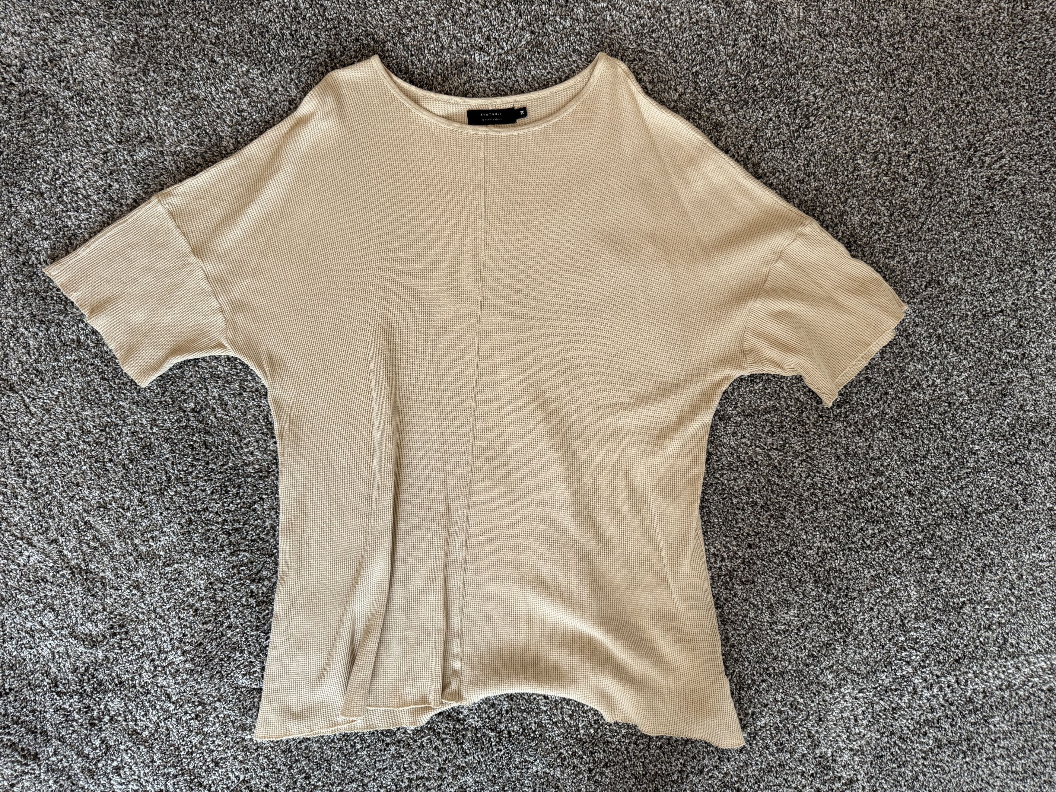 Daniel Patrick Knomadik Oversized Waffle Knit T-Shirt Size US M / EU 48-50 / 2 - 1 Thumbnail