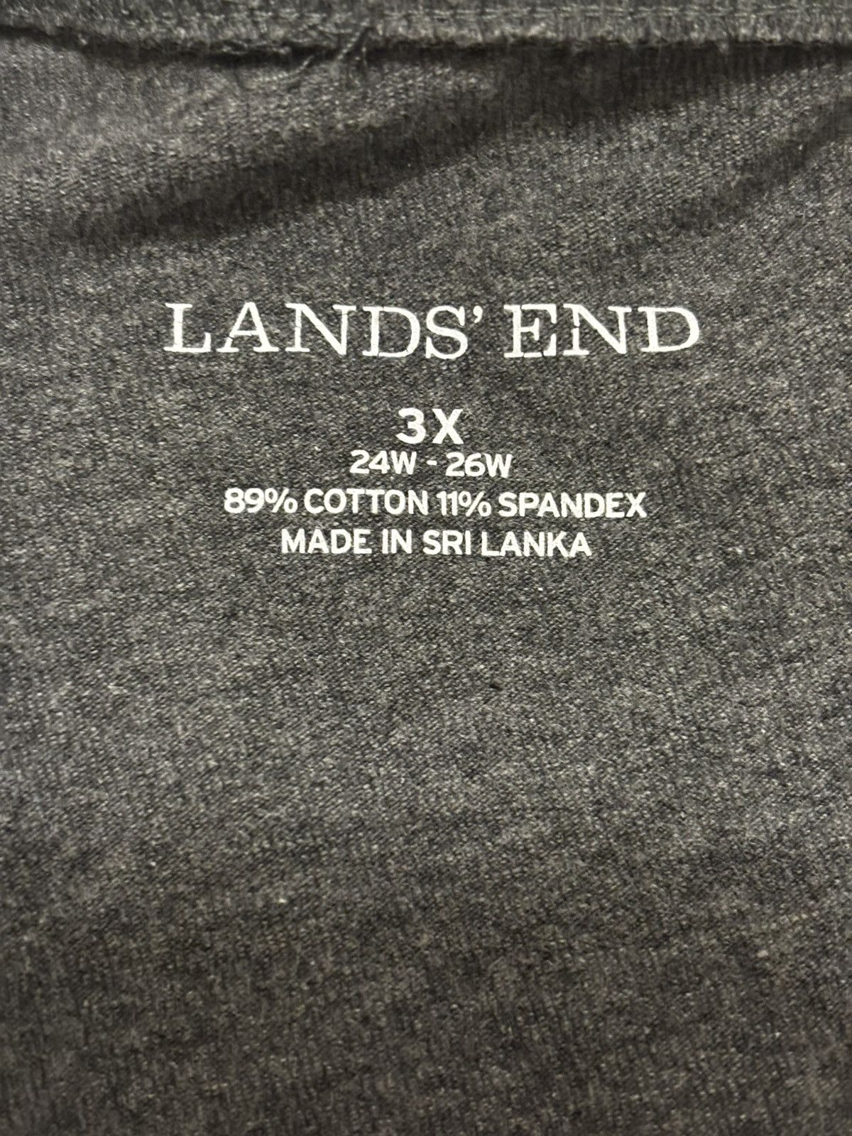 Lands' End Women’s gray Pants.wp1218 Size 42" / US 20 - 8 Thumbnail