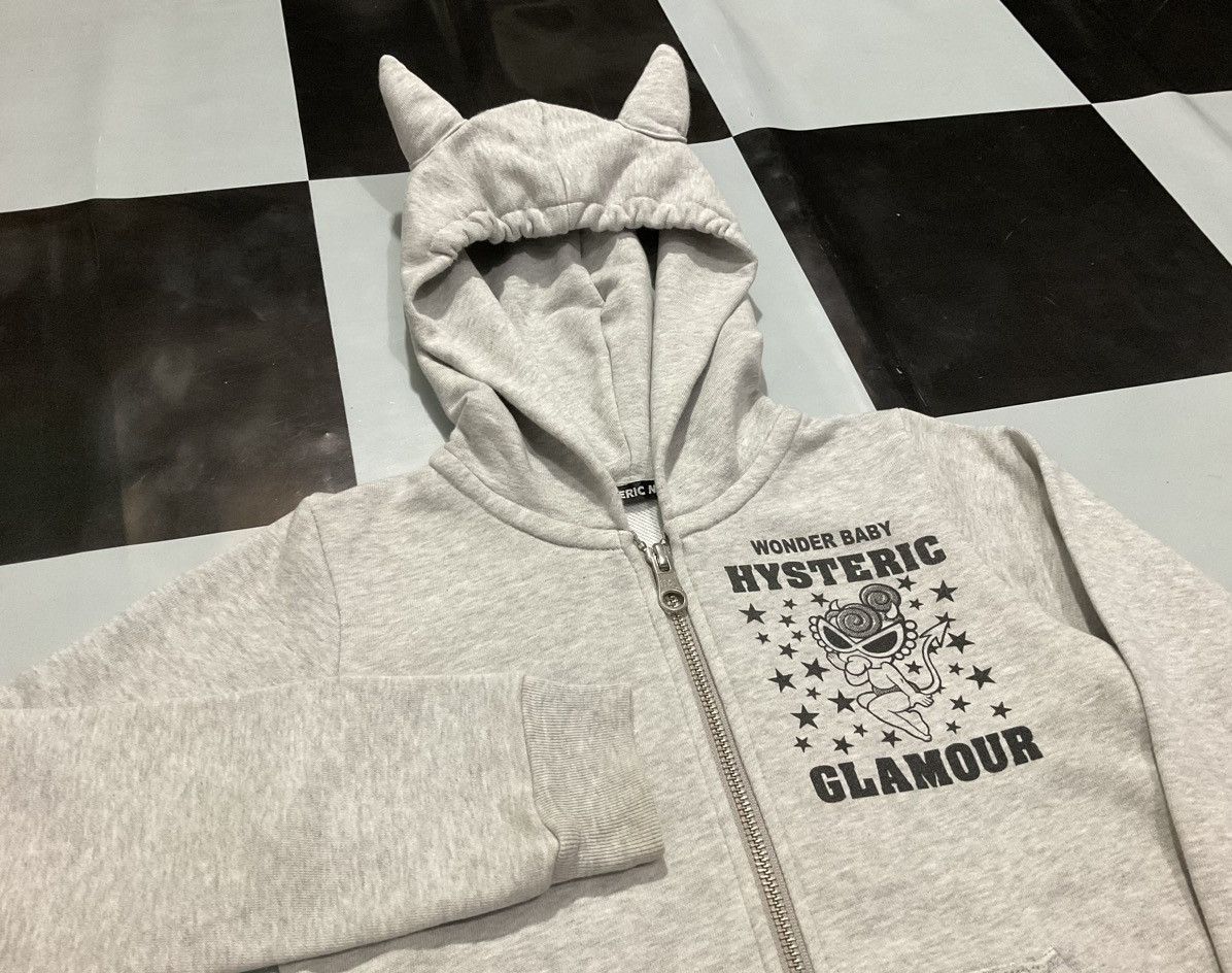 Hysteric Glamour × If Six Was Nine × Japanese Brand 🔥 Rare Vintage Hysteric Glamour Hoodie Devil Horn Y2K Size XXS / US 00 / IT 34 - 5 Thumbnail