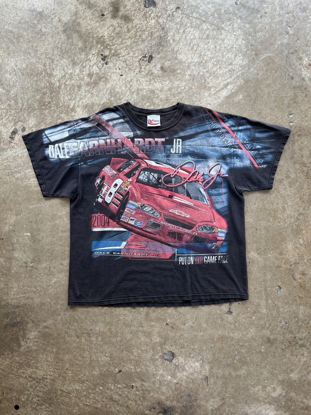 NASCAR Vintage Dale Earnhardt Jr AOP Chevy Racing AOP NASCAR Tee XL Size US XL / EU 56 / 4 - 2 Thumbnail