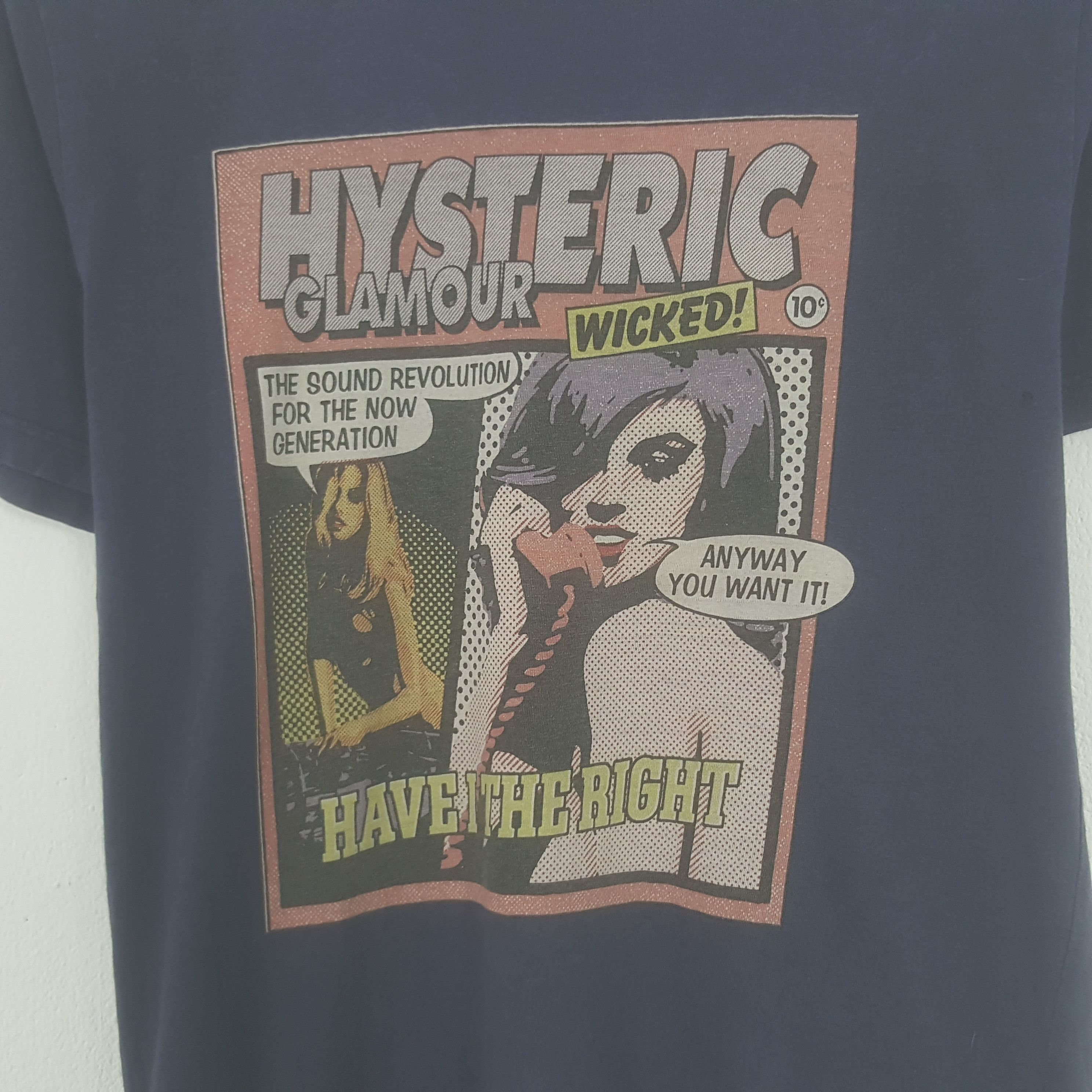 Hysteric Glamour × Japanese Brand × Vintage Vintage Hysteric Glamour Wicked! Tshirt Size US S / EU 44-46 / 1 - 2 Thumbnail