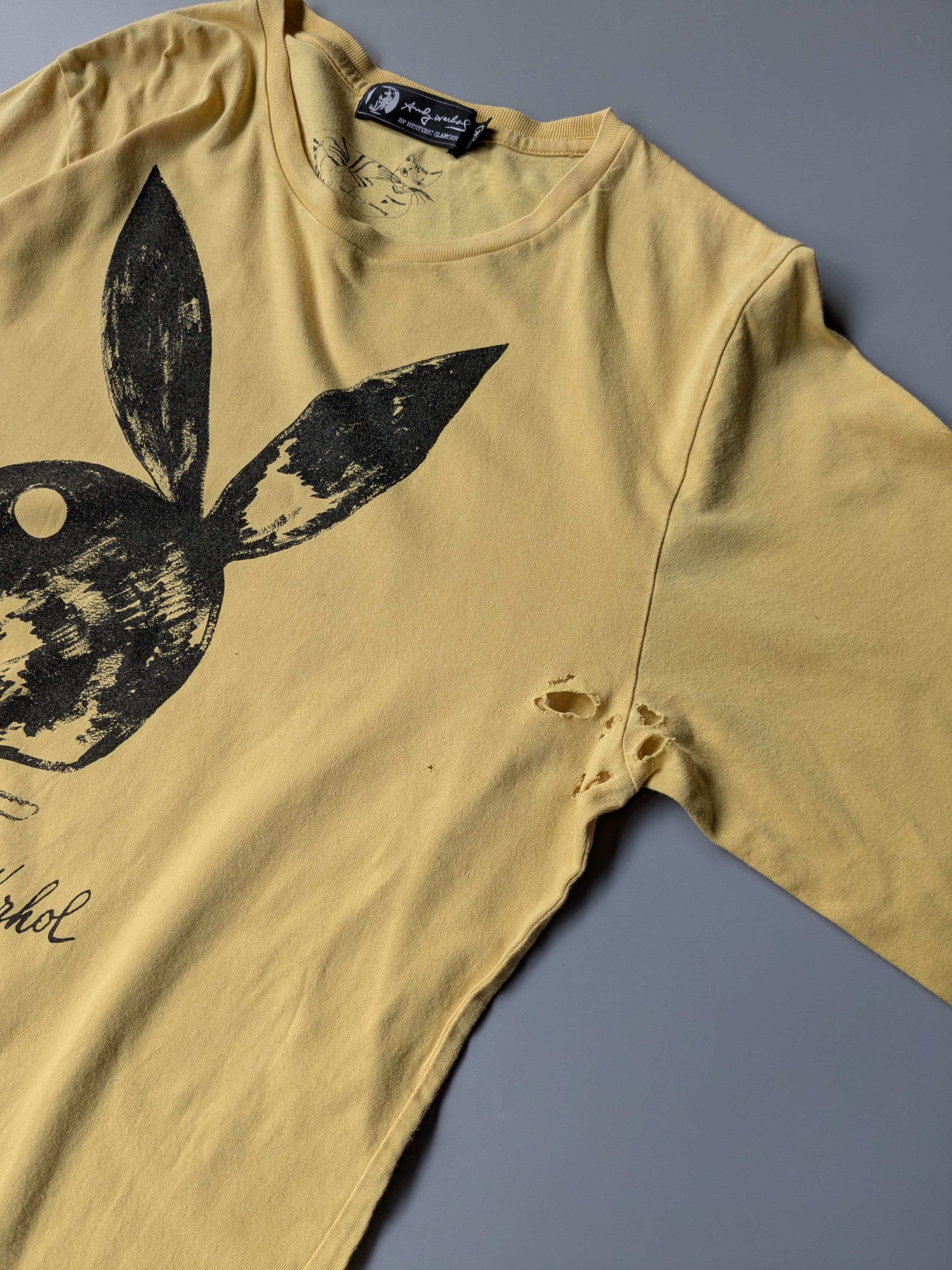 Hysteric Glamour × Playboy Hysteric Glamour X Andy Warhol X Playboy distressed tee Size US M / EU 48-50 / 2 - 3 Thumbnail