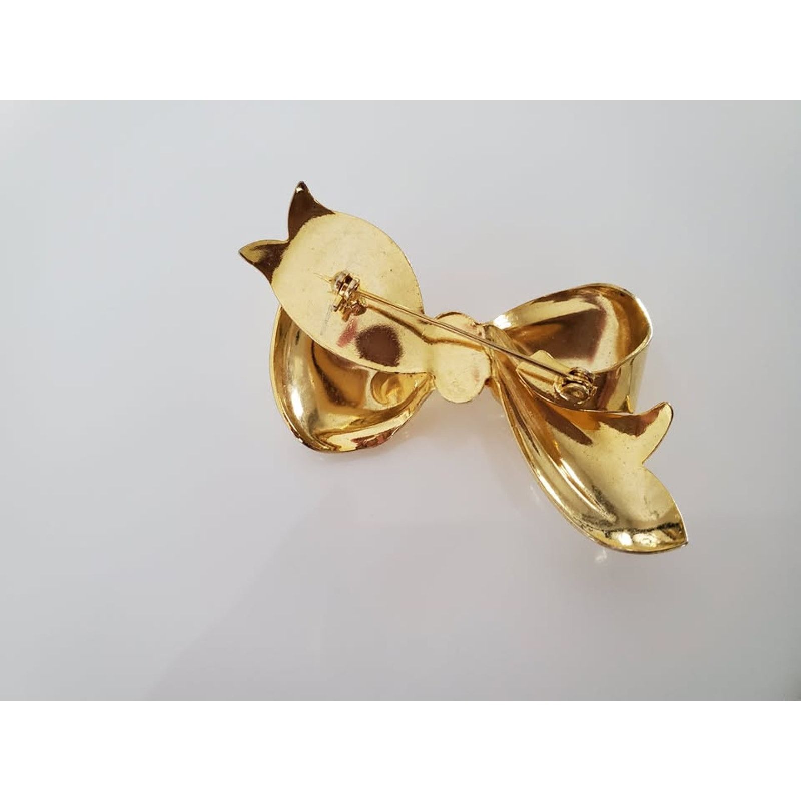Other Vintage Gold Bow Tie Brooch Size ONE SIZE - 2 Thumbnail