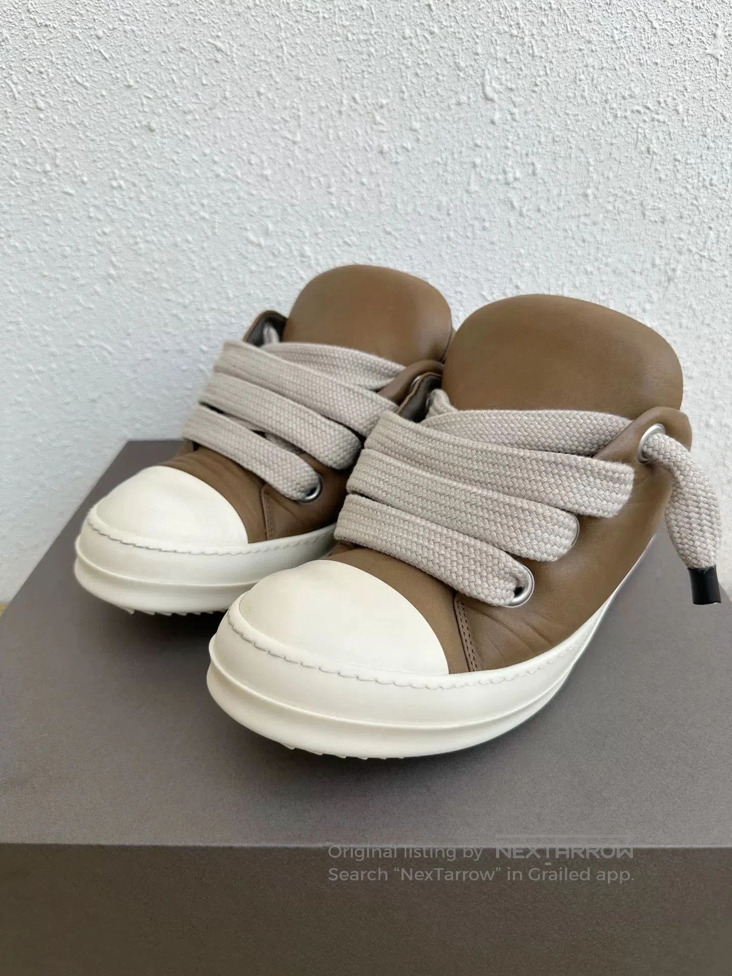 Rick Owens Rick Owens x Converse Brown Sheepskin Shoes. Size US 9 / EU 42 - 7 Thumbnail