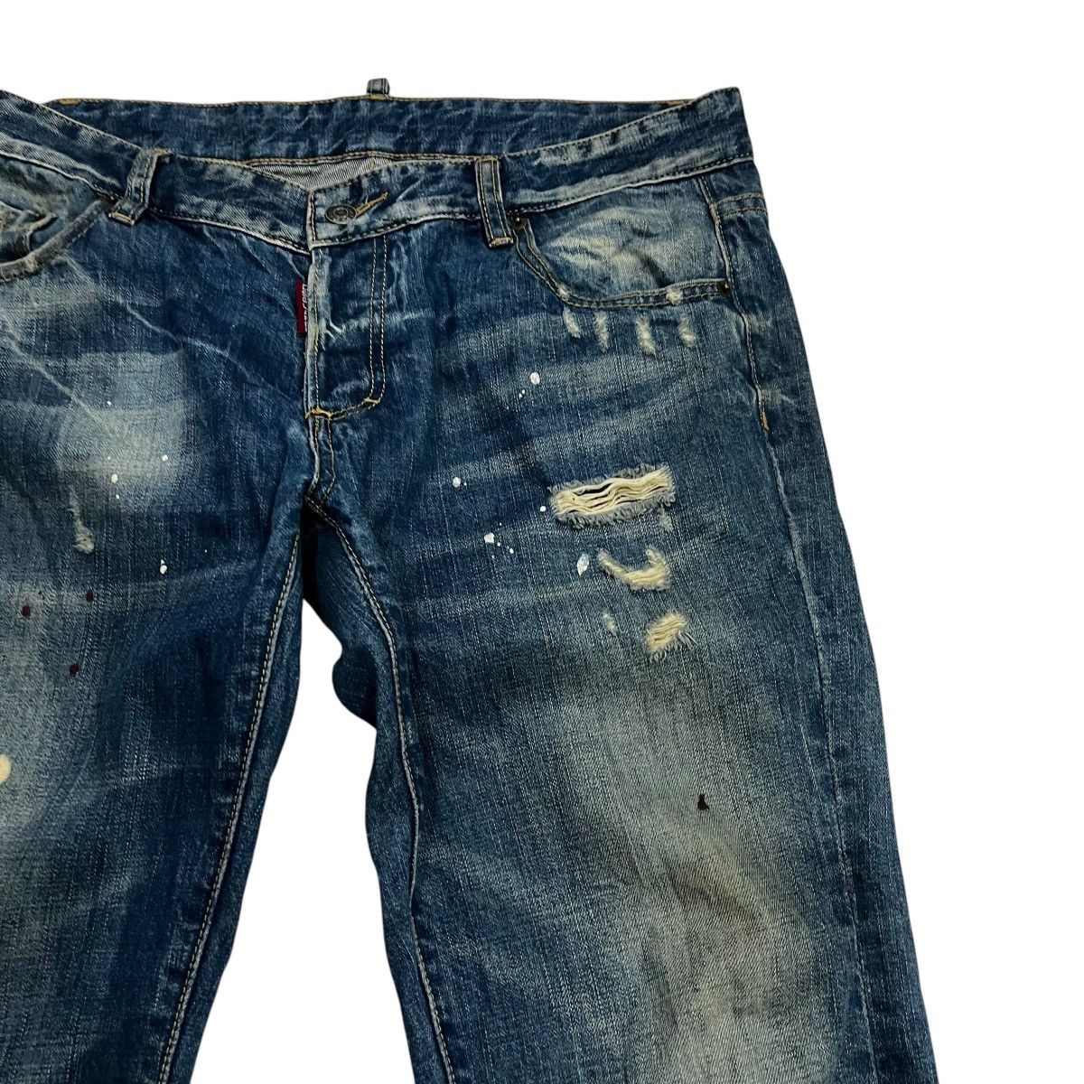 Dsquared2 Vintage Dsquared2 Distressed Art Denim Jeans Size 34" / US 12 / IT 48 - 4 Thumbnail