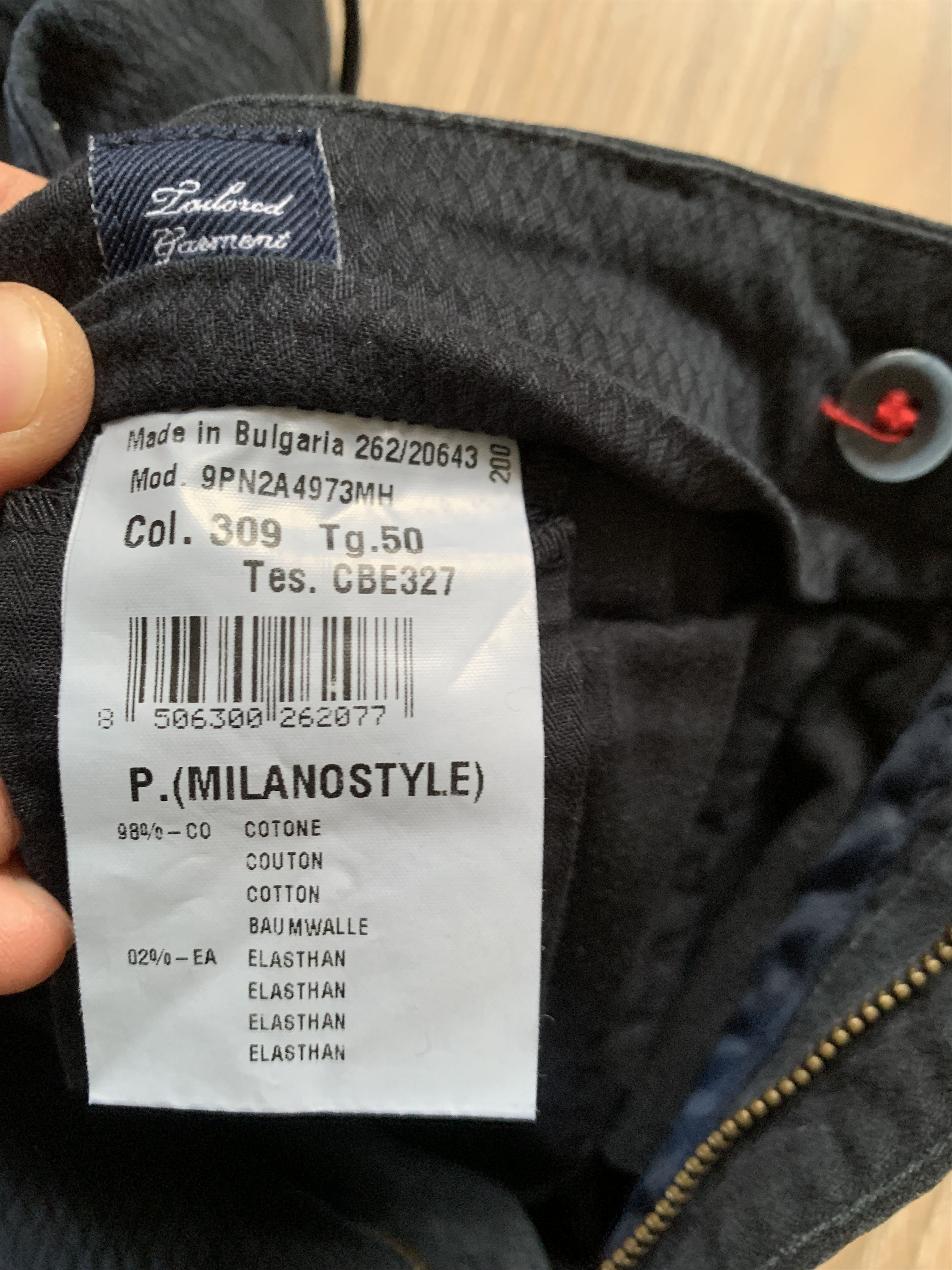 Mason's Masons Milano Blue Cotton Pants Size US 34 / EU 50 - 9 Thumbnail