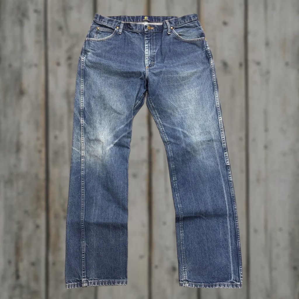 Wrangler VINTAGE Wrangler Rock 47 Denim Jeans Men 36x32 Dark Washed Work Straight Wrangler Rock 47 Mens Jeans Dark Washed 36x32 Size US 36 / EU 52 - 1 Thumbnail