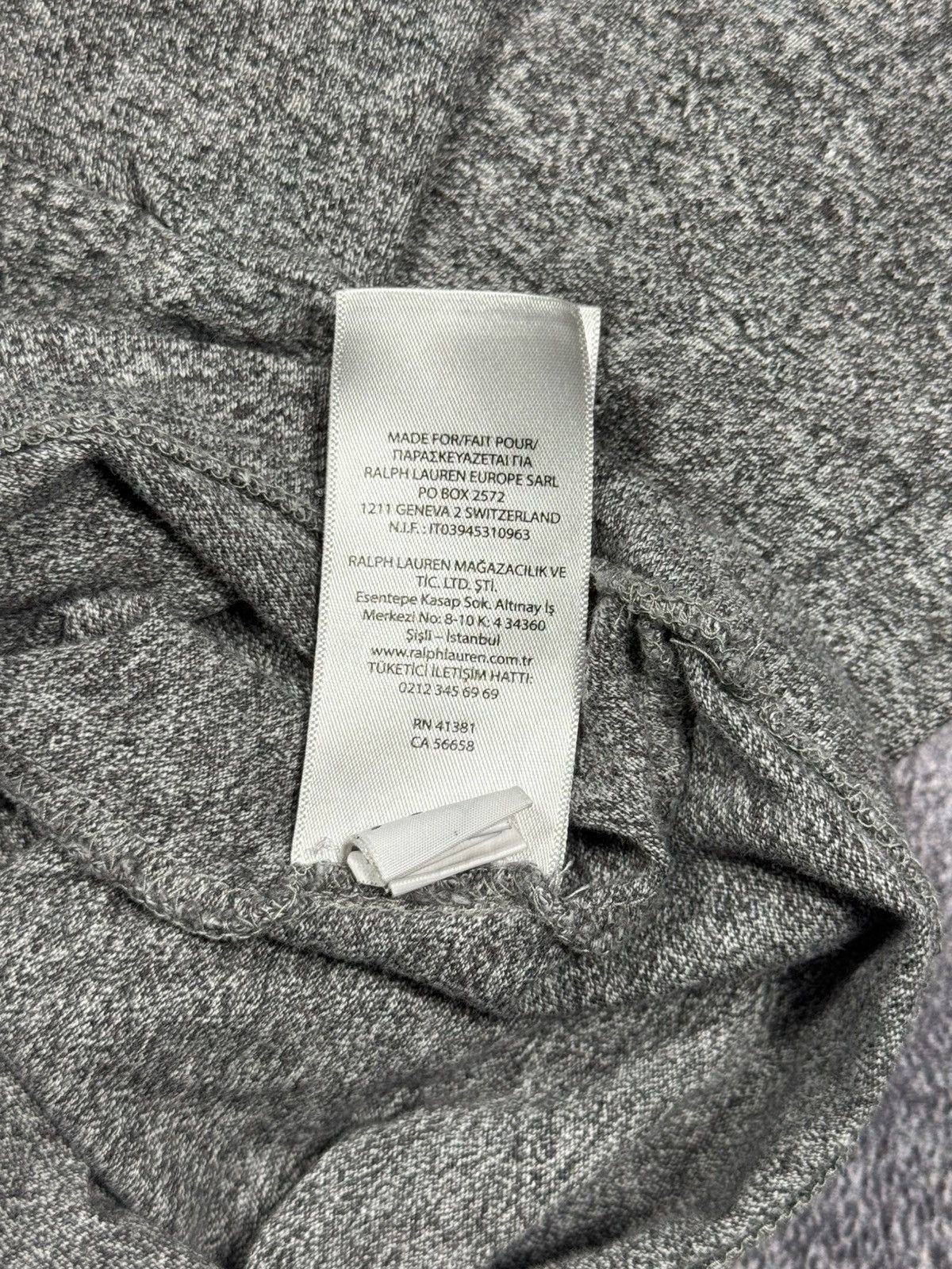 Polo Ralph Lauren Polo Ralph Lauren 67 Football Long Sleeve Tee Heather Grey Size US M / EU 48-50 / 2 - 9 Thumbnail