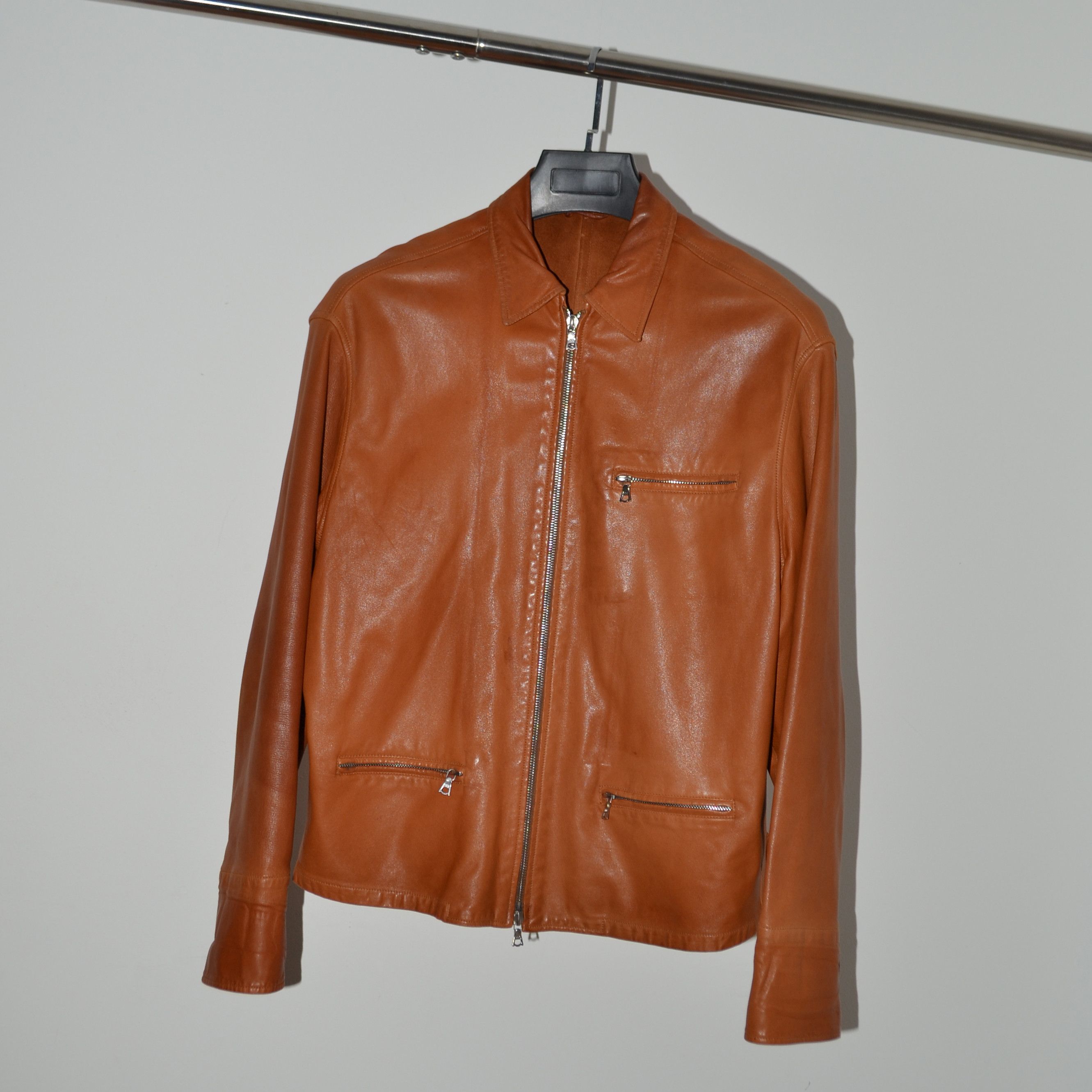 Jil Sander Mid-2000s Leather Jacket | Grailed