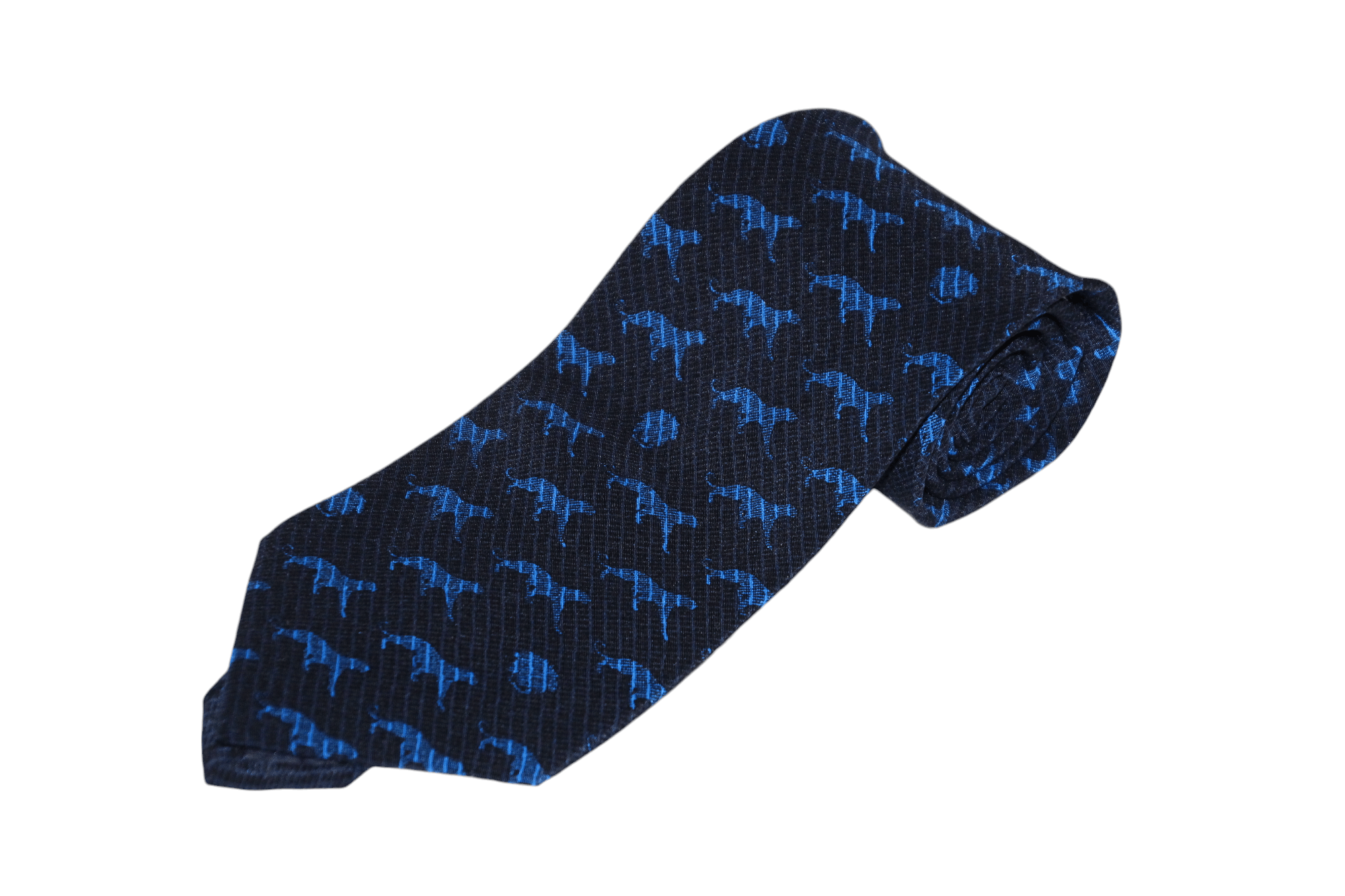 Versace Rare Vtg 80's 90's Gianni Versace Panther Monogram Silk Tie Size ONE SIZE - 3 Thumbnail