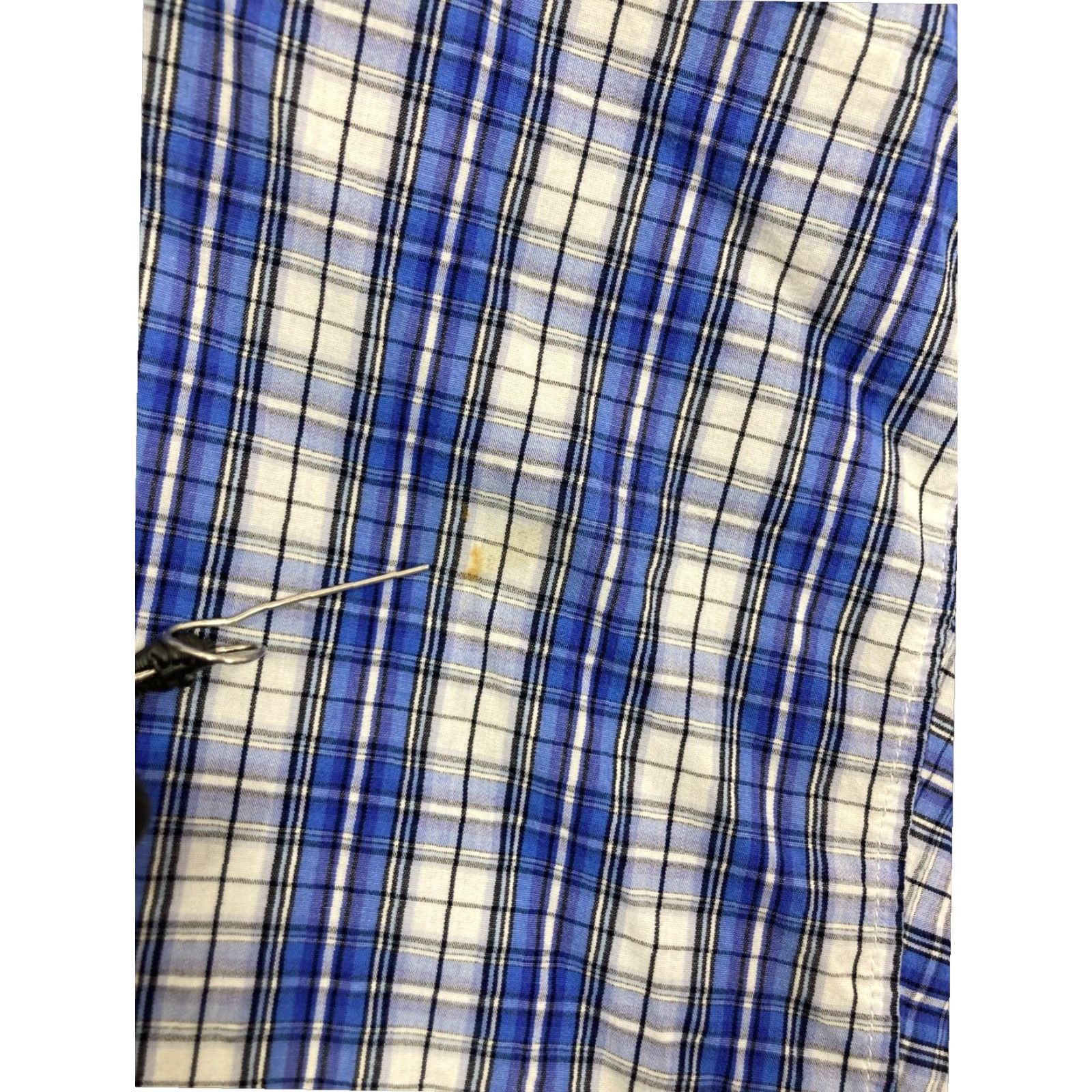 Ralph Lauren Ralph Lauren Mens Large Blue Plaid Shirt Short Sleeve Size US L / EU 52-54 / 3 - 5 Thumbnail