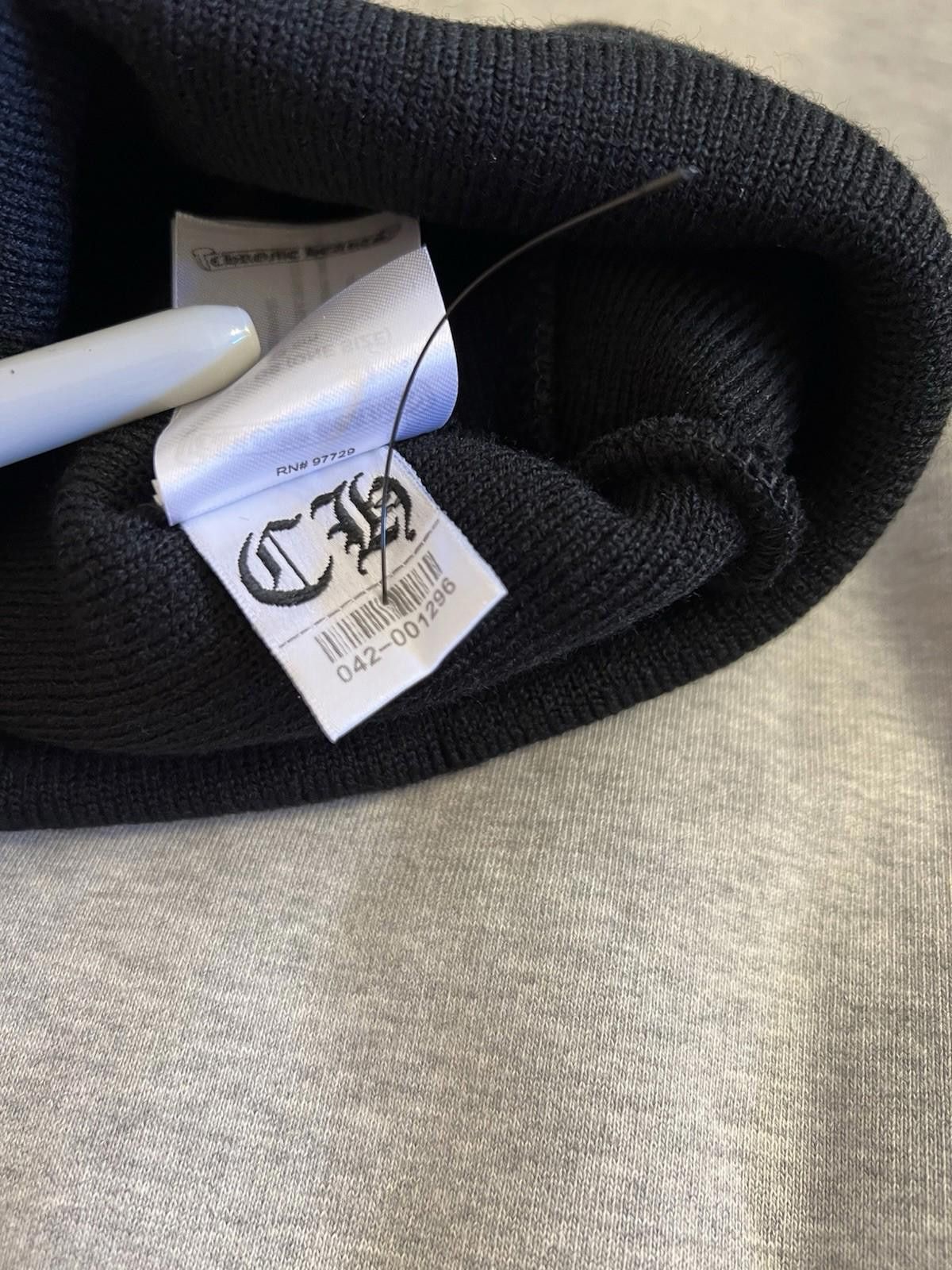 Chrome Hearts Chrome Hearts CH Logo Beanie Black Size ONE SIZE - 8 Thumbnail