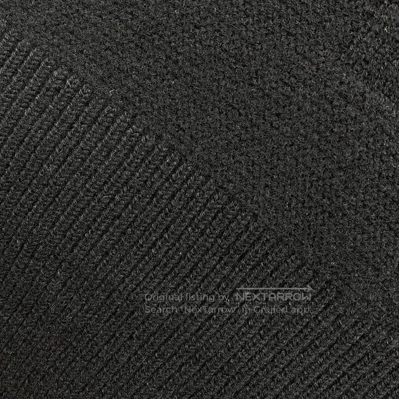 Hermes Hermes Black Woolen Sweater with Dark Pattern Size M / US 6-8 / IT 42-44 - 2 Thumbnail