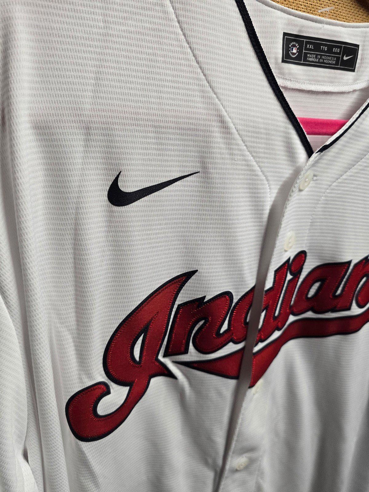 Nike Cleveland Indians White Home Nike Jersey NEW W/TAGS XXL Size US XXL / EU 58 / 5 - 4 Thumbnail