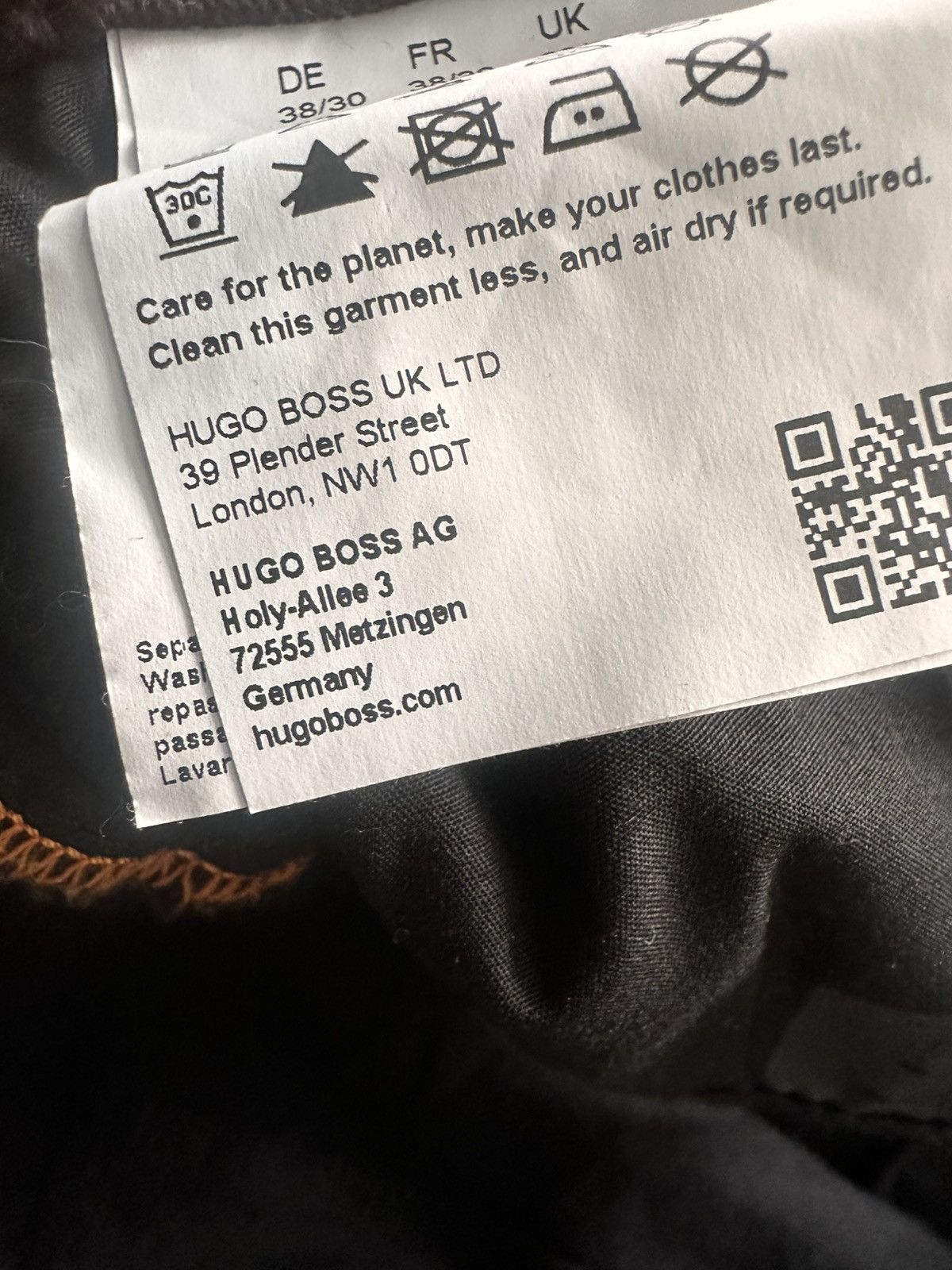 Hugo Boss Hugo Boss RE.MAINE Regular Fit Stay-Black Jeans – 38/30 Size US 38 / EU 54 - 8 Thumbnail