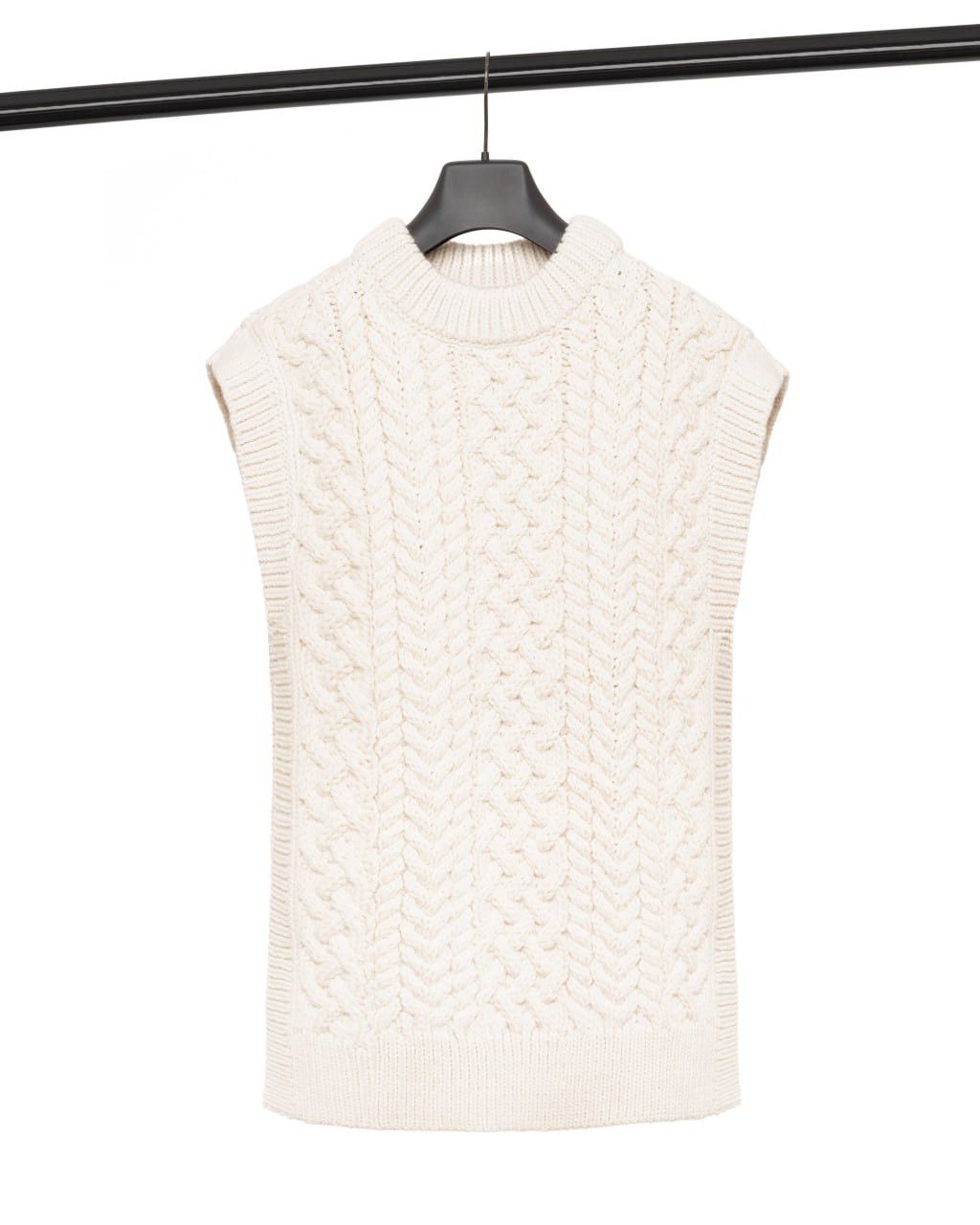 Other MR. MITTENS / CABLE SLEEVELESS VEST Size S / US 4 / IT 40 - 3 Thumbnail
