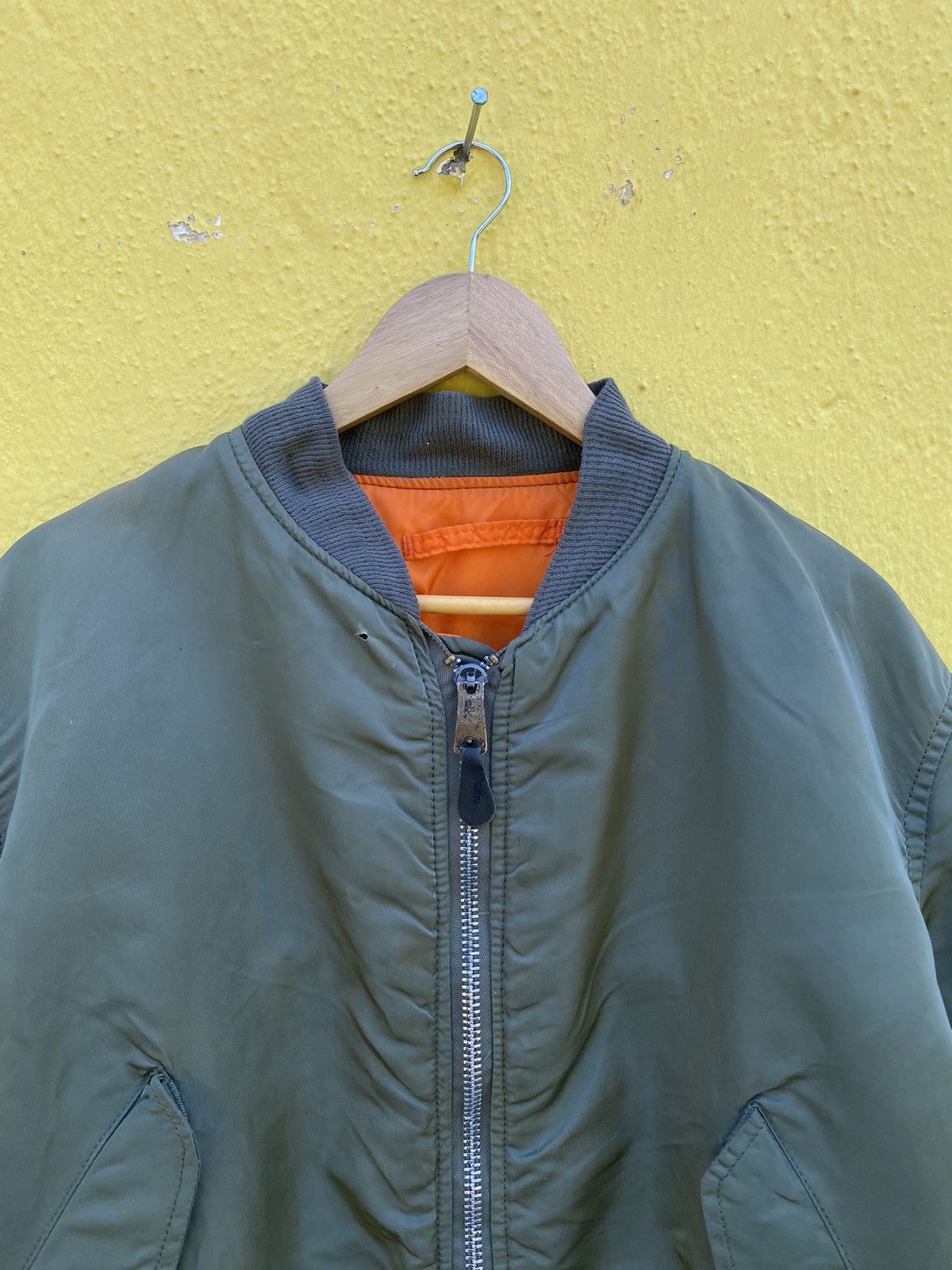 Alpha Industries × Vintage Vintage MA-1 Alpha Industries Bomber jacket Size US L / EU 52-54 / 3 - 9 Thumbnail