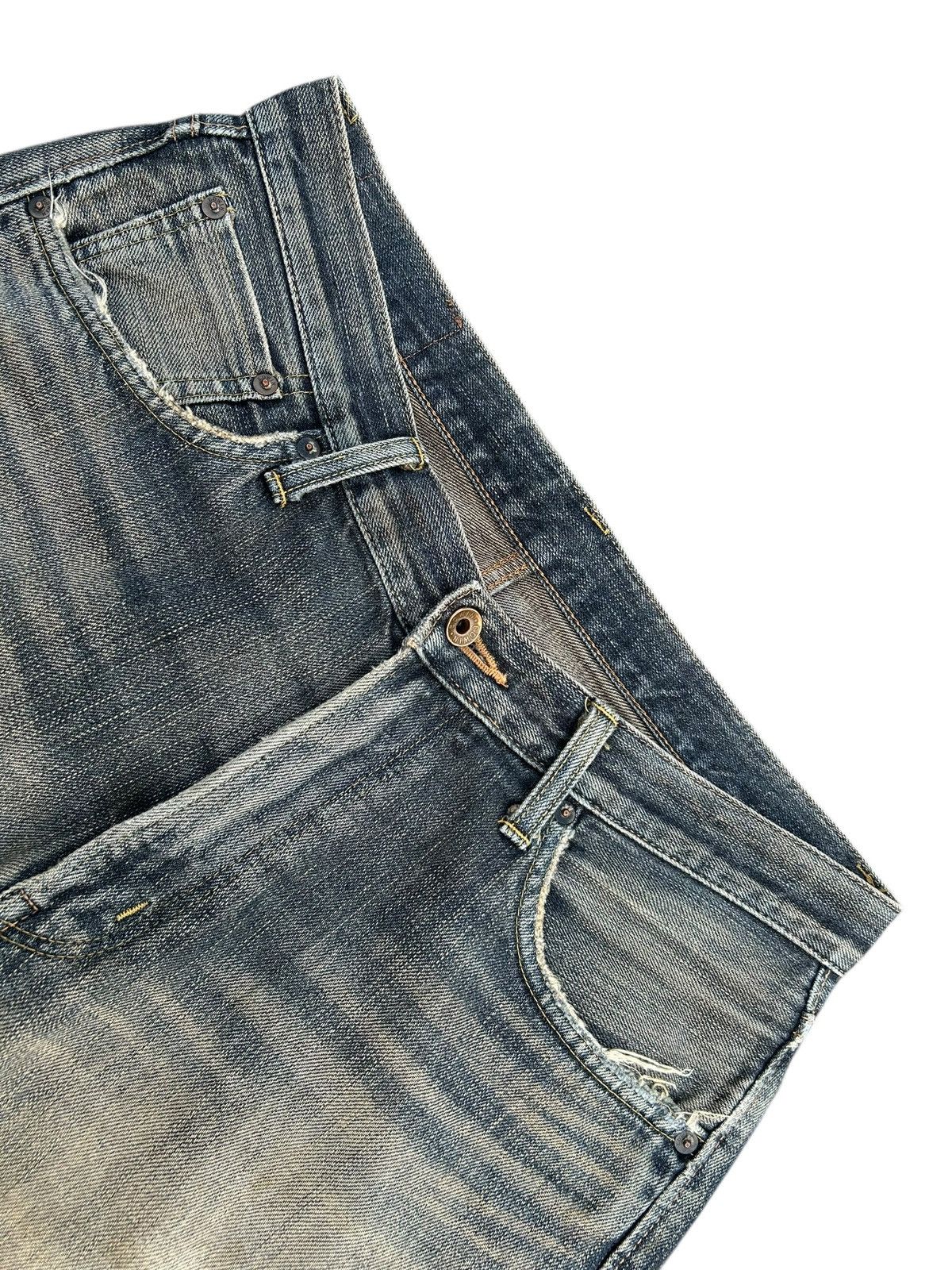 Kapital Vintage Edwin 505z Selvedge Rusty Distressed Denim Jeans Size US 34 / EU 50 - 4 Thumbnail