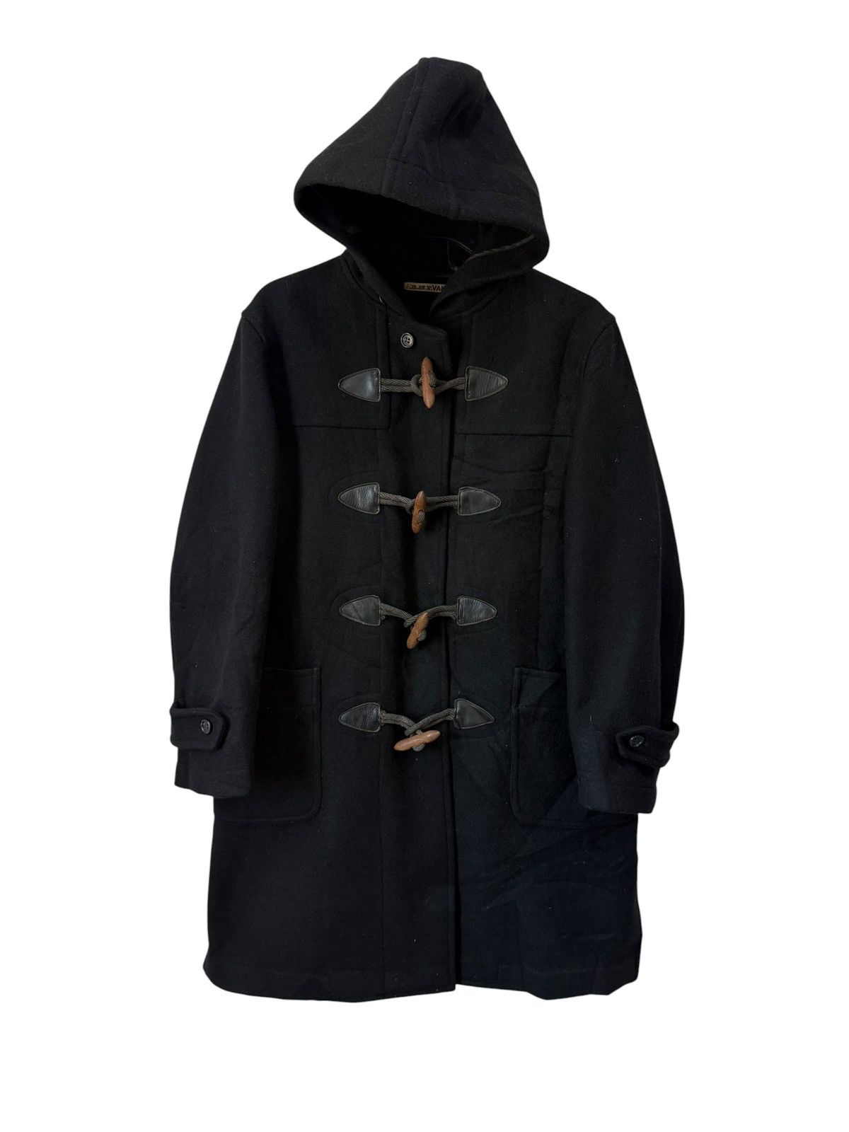 Japanese Brand VAN JAC Duffel Coat Mens Wool Jacket Size US L / EU 52-54 / 3 - 1 Thumbnail