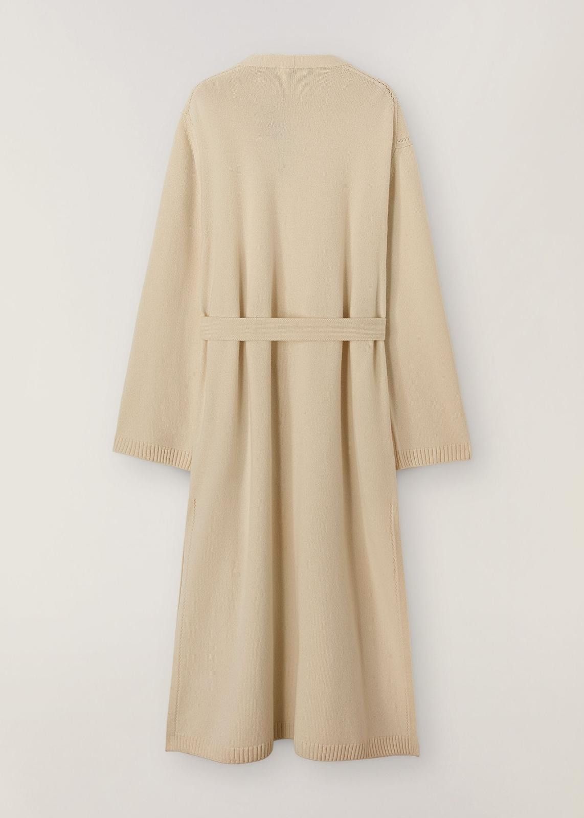 Loro Piana o1srvl11e1024 Cocooning Cashmere Cardigan in Beige Size M / US 6-8 / IT 42-44 - 2 Thumbnail