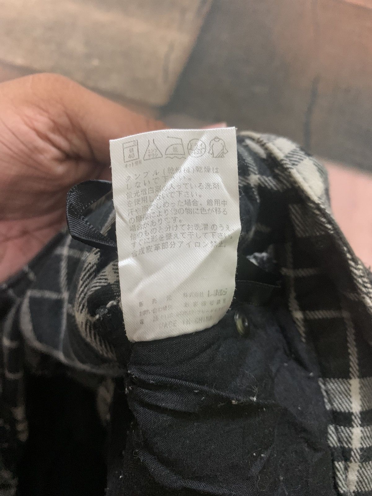20471120 × Japanese Brand × Le Grande Bleu (L.G.B.) PUNK style sorridere pant flannel design Size US 30 / EU 46 - 6 Thumbnail