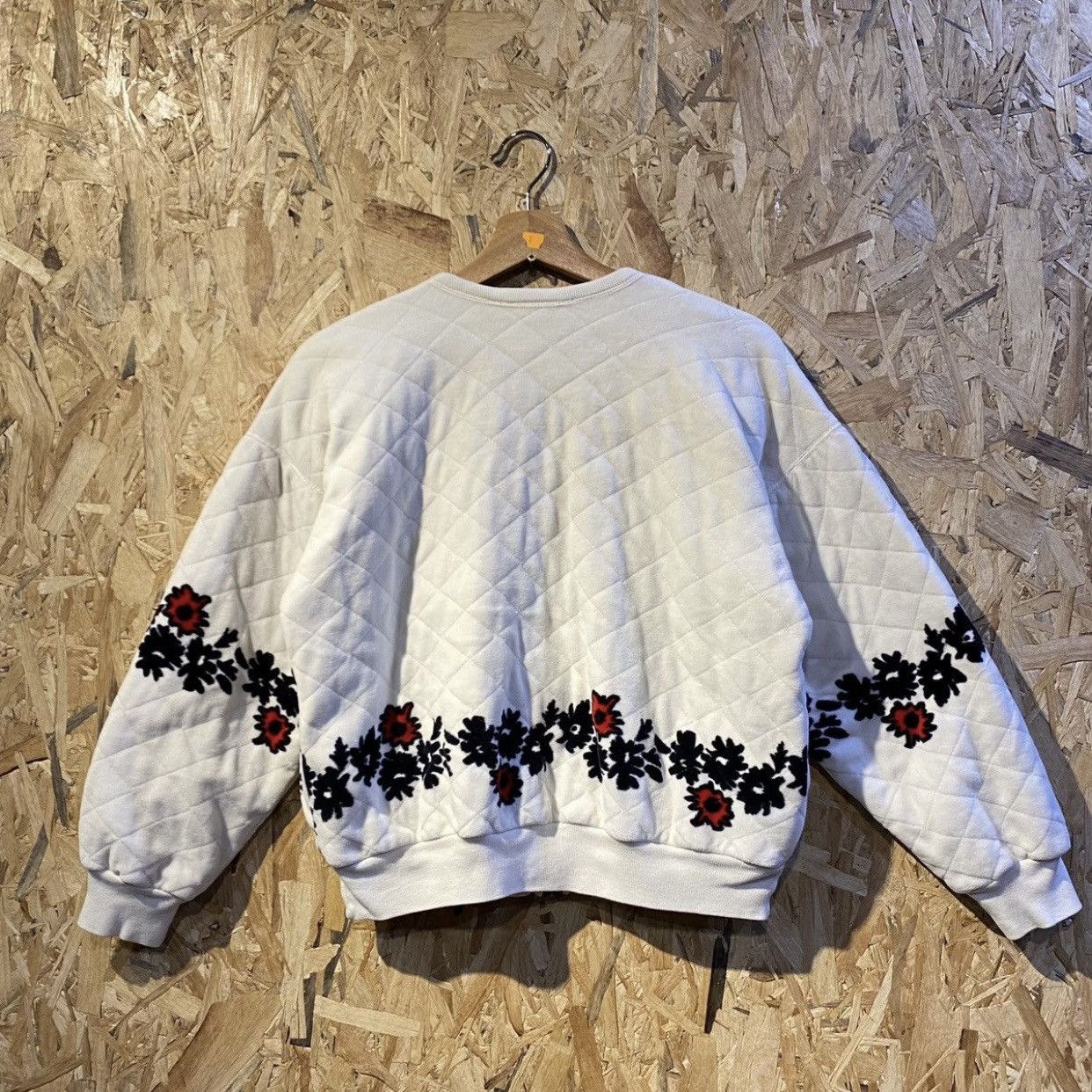 Sonia Rykiel Vintage Sonia Rykiel White 90’s Floral Jackets Size M / US 6-8 / IT 42-44 - 2 Thumbnail