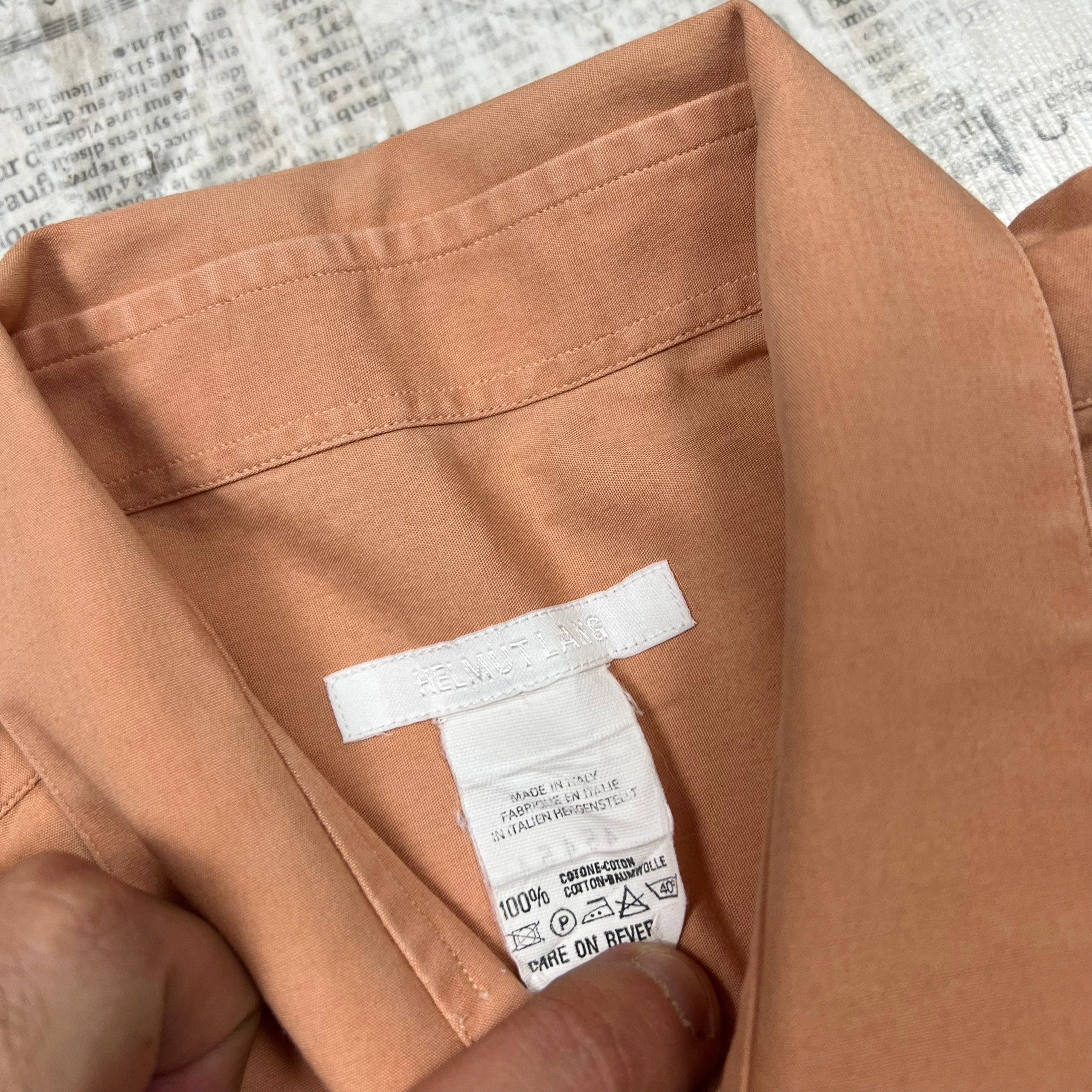 Helmut Lang Helmut Lang button up shirt Size US L / EU 52-54 / 3 - 4 Thumbnail