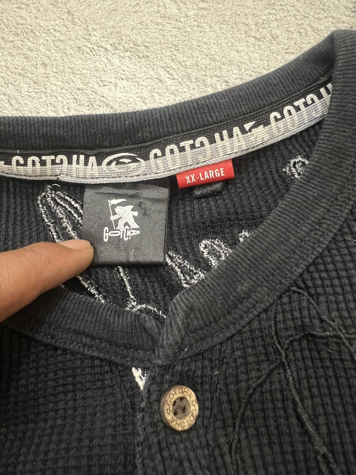 Number (N)ine 2000s Gotcha Hysteric Embroidery Poem Thermal y2k Lgb Ifsix Size US L / EU 52-54 / 3 - 7 Thumbnail