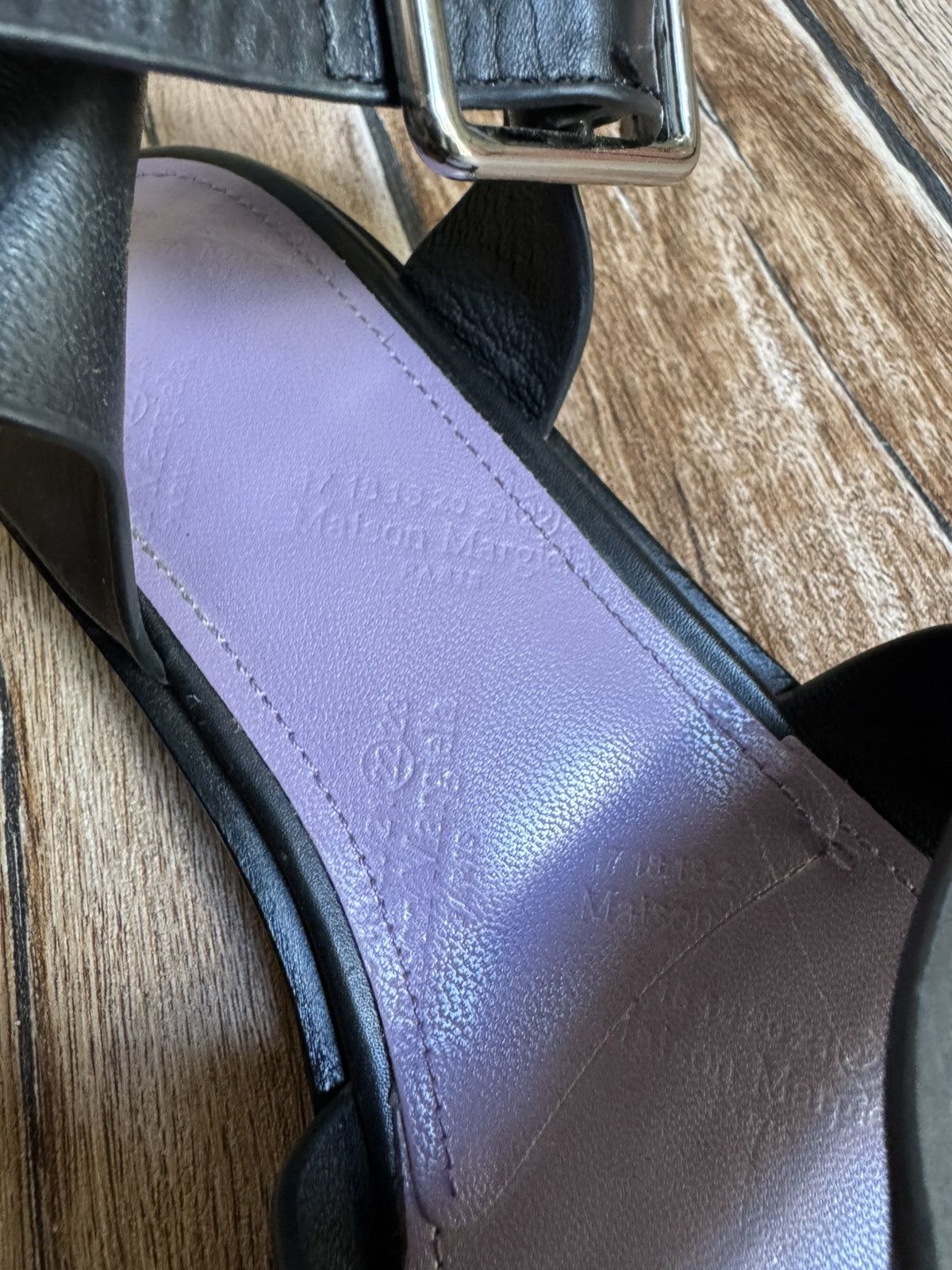 Maison Margiela Tabi strap leather sandals Size US 5.5 / IT 35.5 - 9 Thumbnail