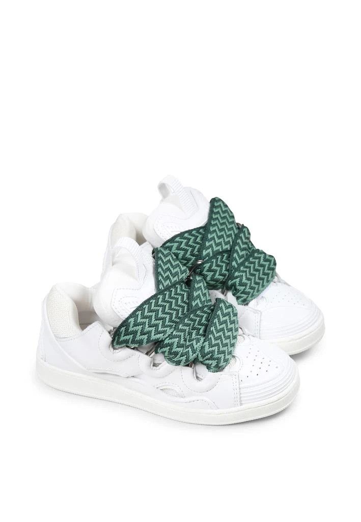 Lanvin o1w1db10226 Size: KIDS 23 / Curb Suede Low-Top Sneakers Size US 5 / EU 37 - 3 Thumbnail