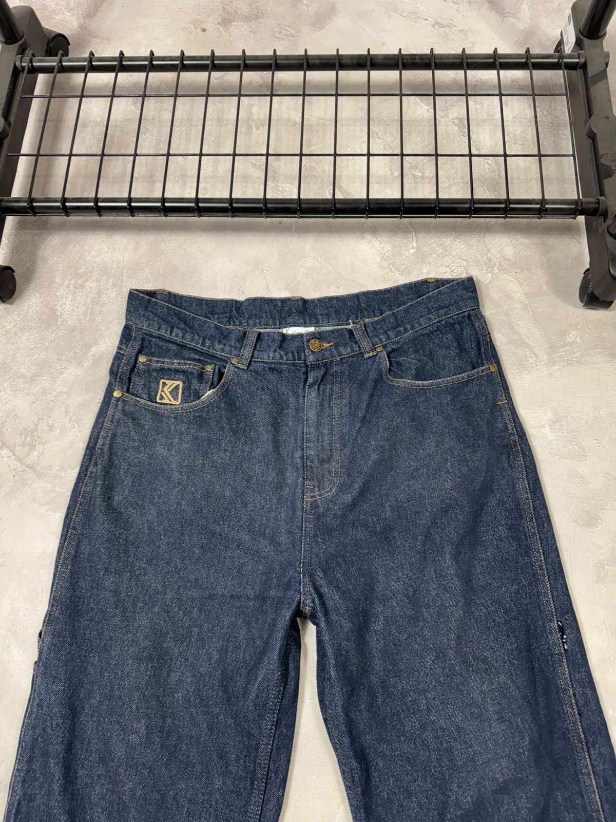 Karl Kani Karl Kani Baggy Y2k Carpenter Denim Pants Size US 32 / EU 48 - 2 Thumbnail