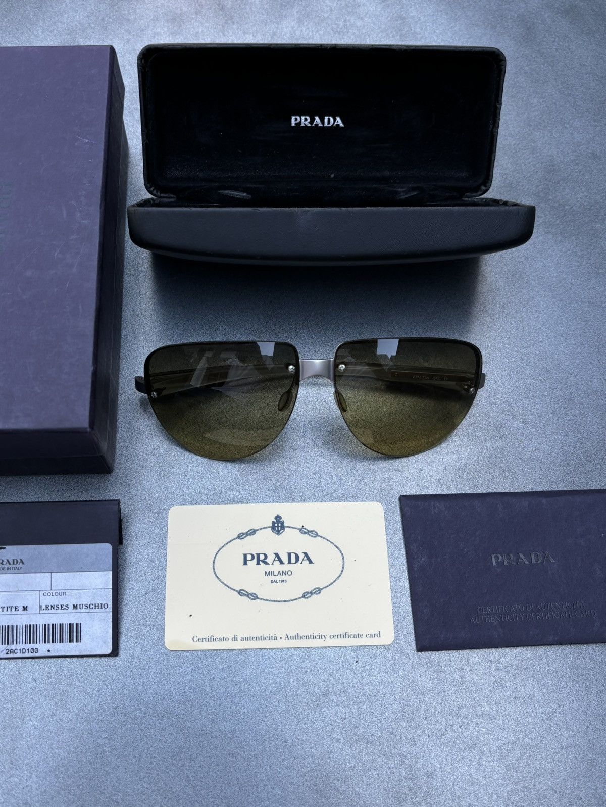 Prada × Vintage S/S 2000 Prada Sunglasses SPR 73A Rimless Vintage Prada Y2K Size ONE SIZE - 2 Thumbnail