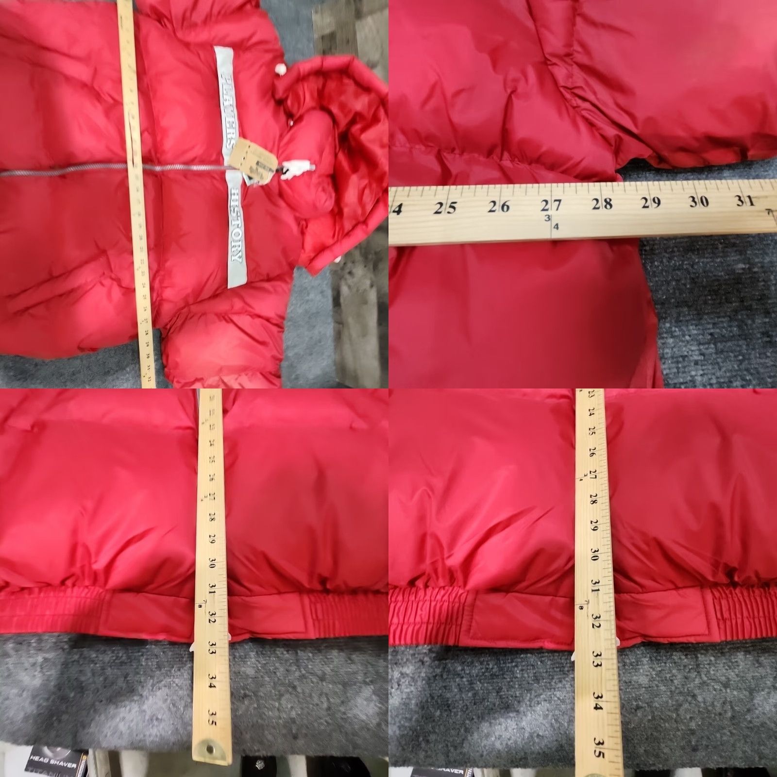 Etro Unbranded Puffer Jacket Men 2XL Red Full Zip Hooded Casual Solid Logo Retro Americana Cartoon Vintage: No Size US XXL / EU 58 / 5 - 8 Thumbnail