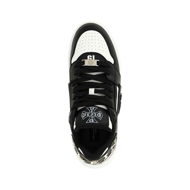 Philipp Plein PHILLIP PLEIN Phantom Black/White Sneakers New & Authentic ( Size US 12 / EU 45 - 4 Thumbnail