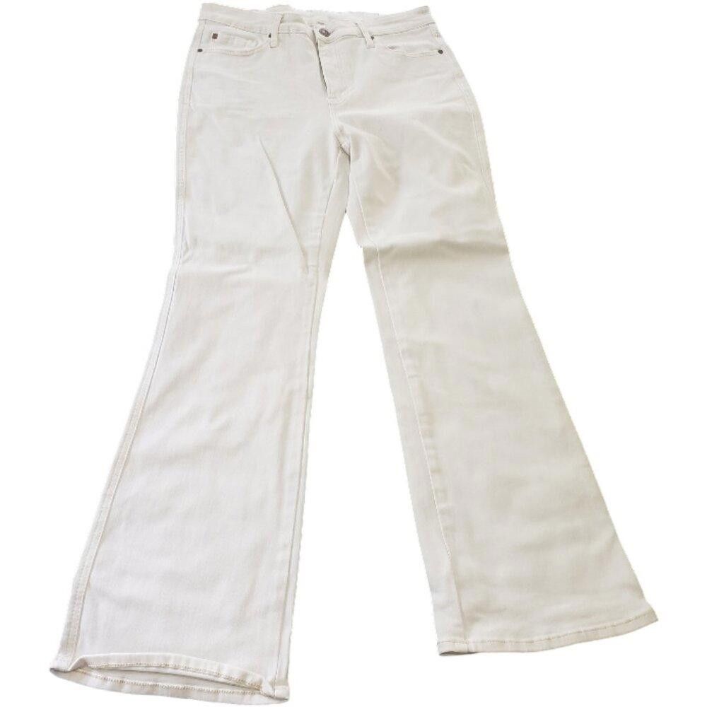Chicos CT1500 Chico's Define Me Denim Bootcut Cream Jean 10R Size 32" / US 10 / IT 46 - 1 Thumbnail