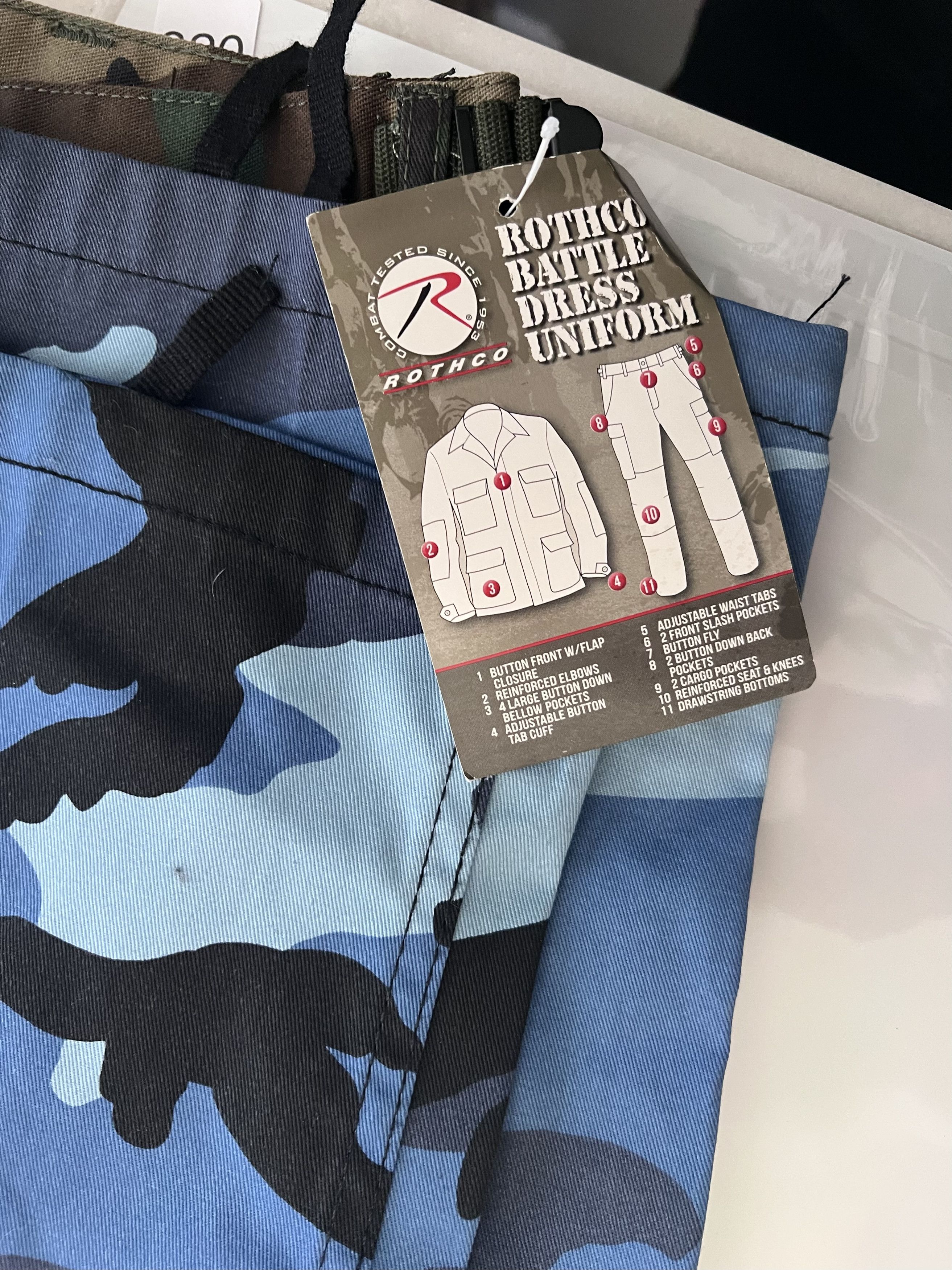 Rothco GNARCOTIC TRI CAMO PANTS Size US 35 - 5 Thumbnail