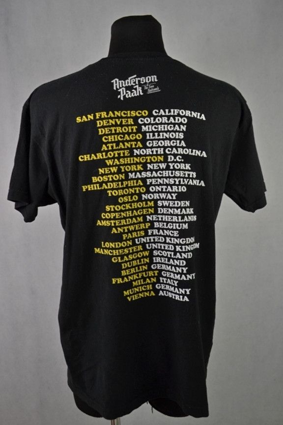 Band Tees × Rap Tees 2019 Anderson Paak Promo Tour Tee Shirt Official Merch Size US L / EU 52-54 / 3 - 2 Thumbnail