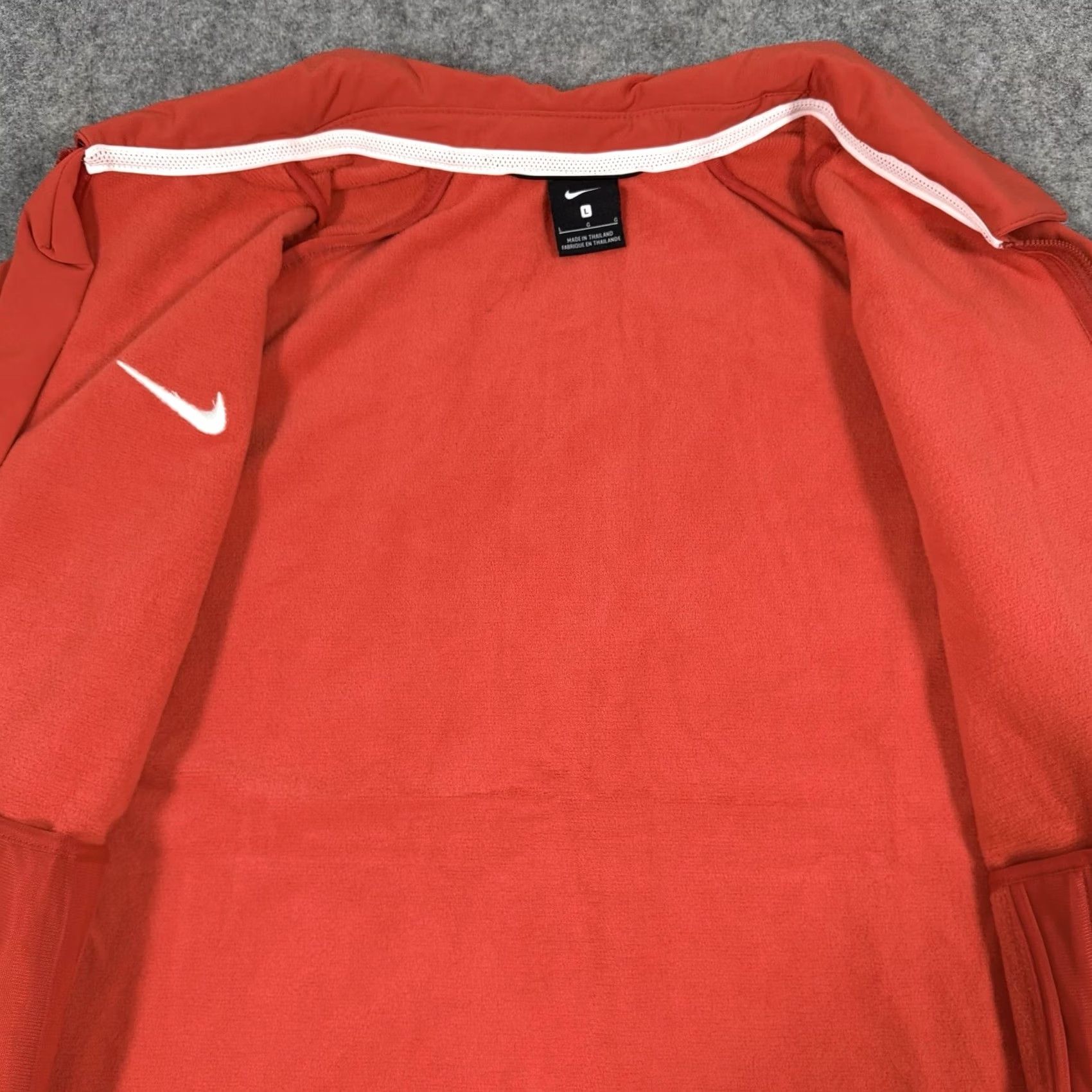 Nike Nike Therma Dri-Fit Athletic Jacket Full Zip Shirt Mens Large Red Size US L / EU 52-54 / 3 - 6 Thumbnail